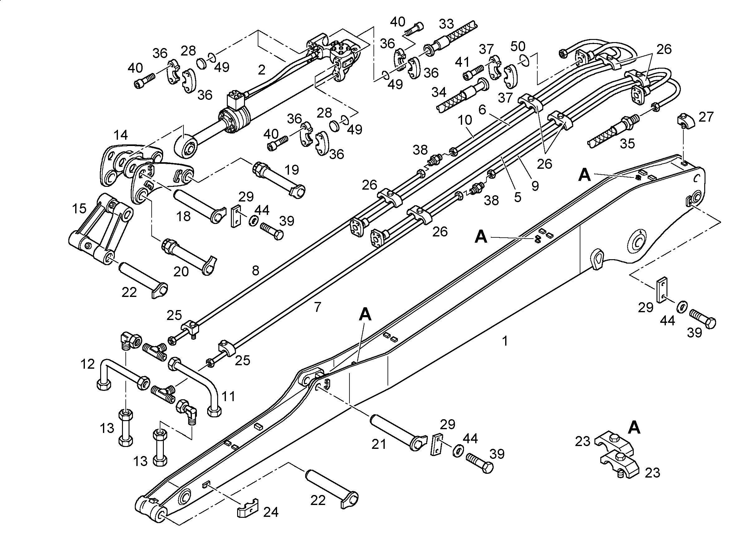 СКОБА ДЛЯ КРЕПЛЕНИЯ ТРУБЫ 16 16 9133892 LIEBHERR