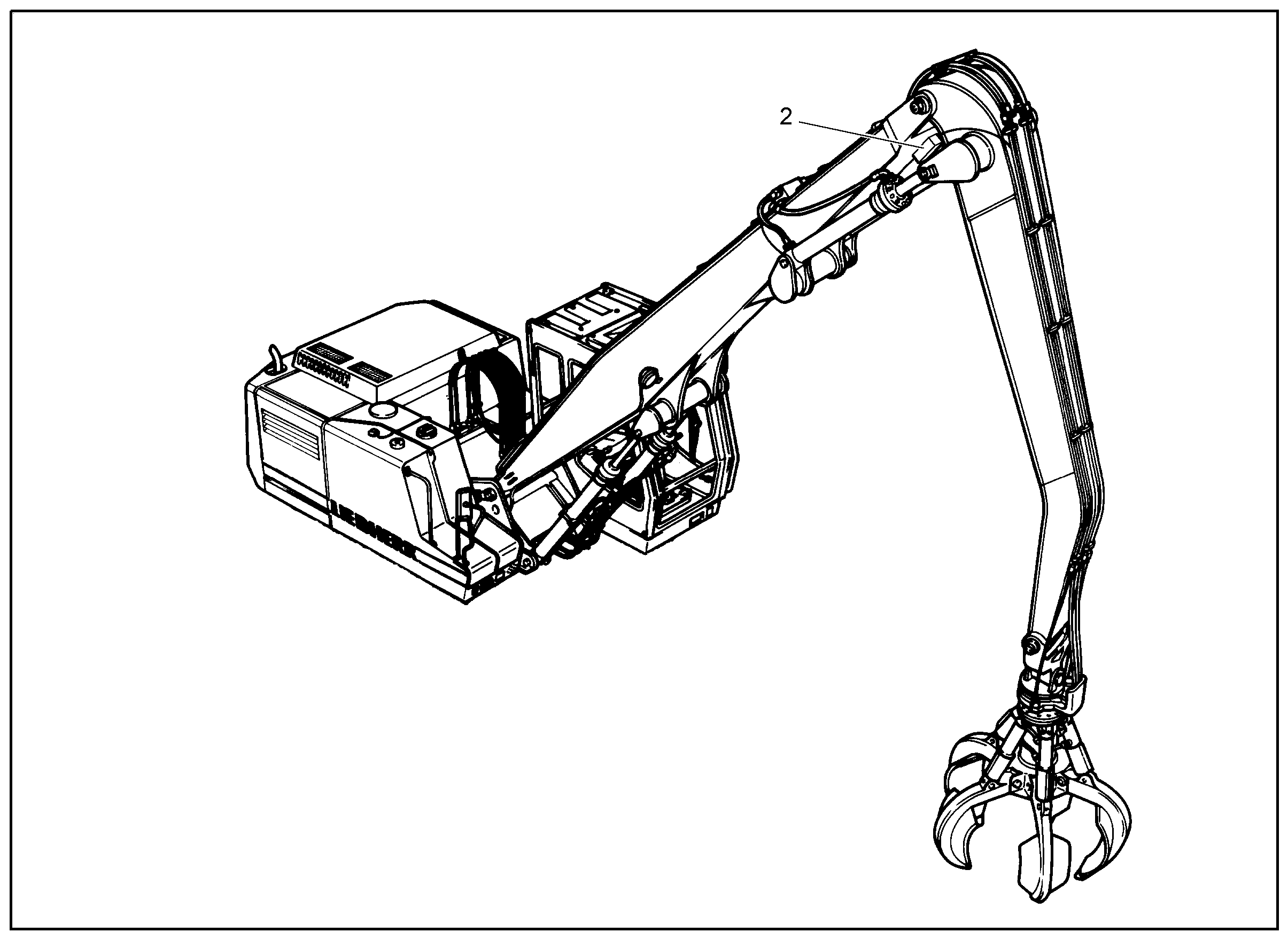 ОТКЛЮЧЕНИЕ ЦИЛИНДРА РУКОЯТИ 9920227 LIEBHERR