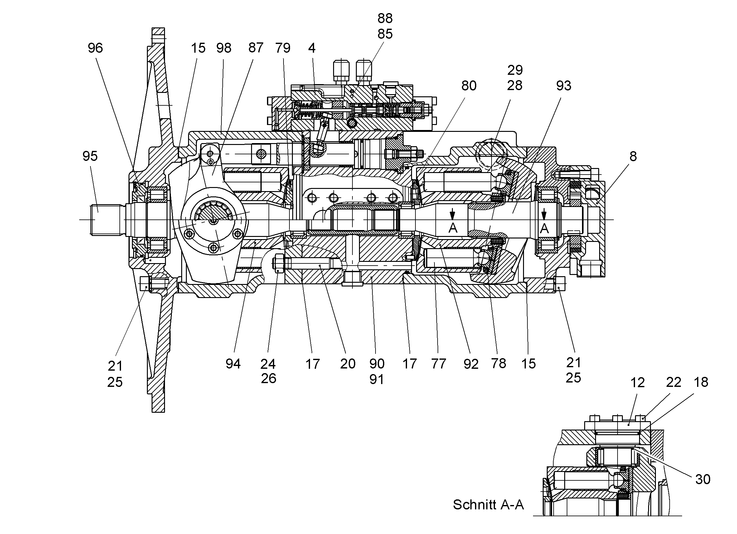 РЕМК-Т - ЦИЛИНДР+ПАНЕЛЬ УПР. NG 107 13556576 LIEBHERR