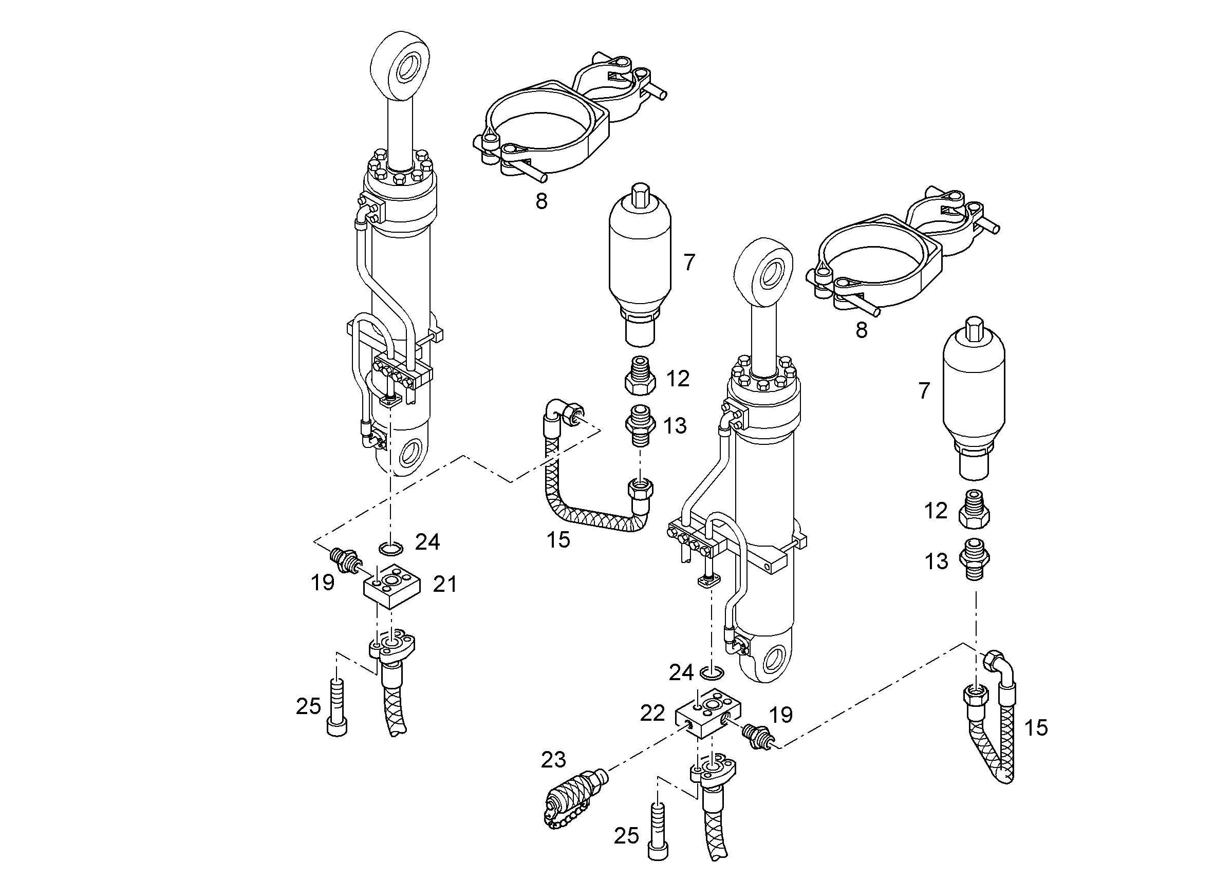 СКОБА /95/159X25 W1-1 7024818 LIEBHERR