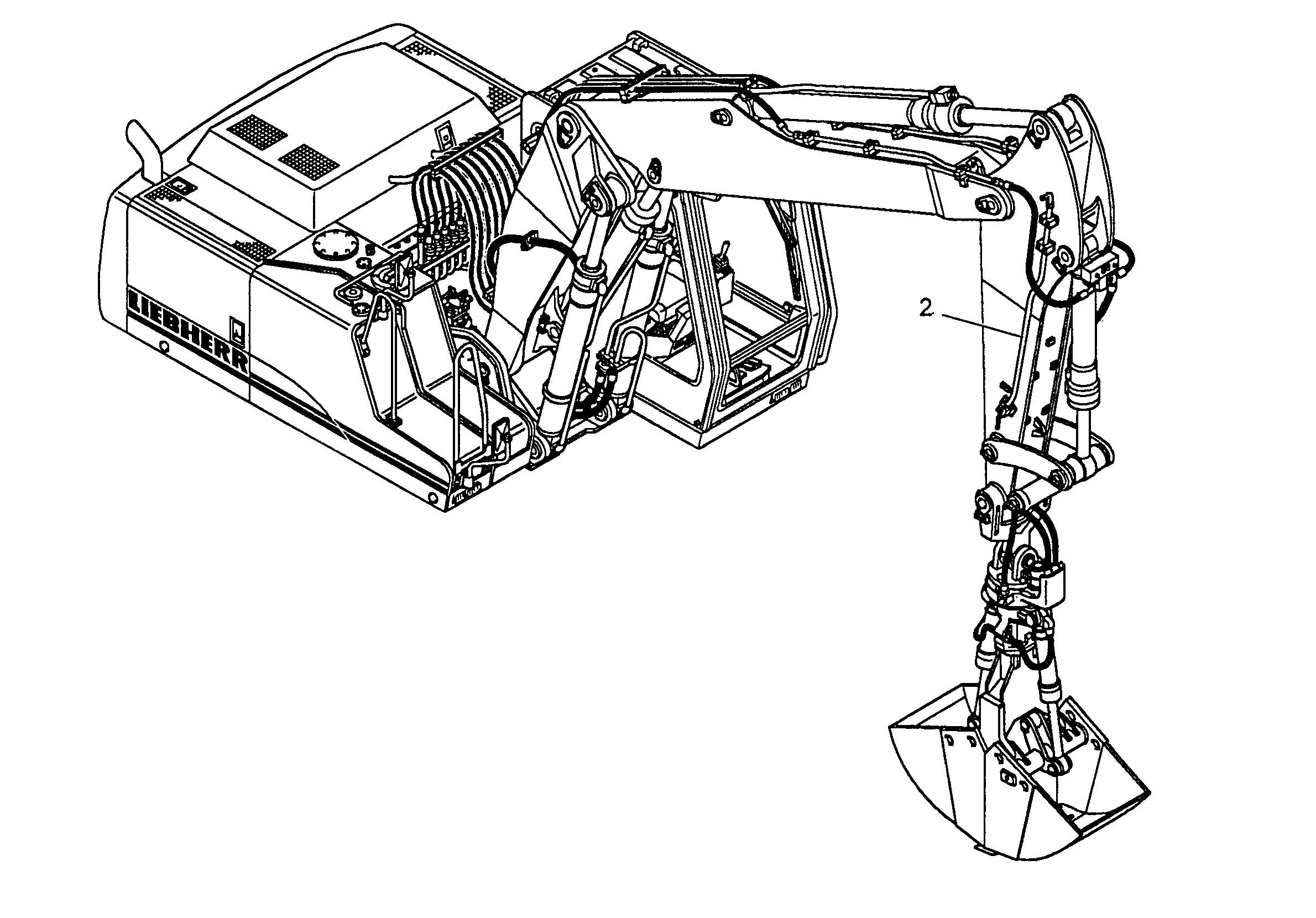 ПРОВОДКА МОНТАЖНЫЙ НАБОР AHS 9911536 LIEBHERR