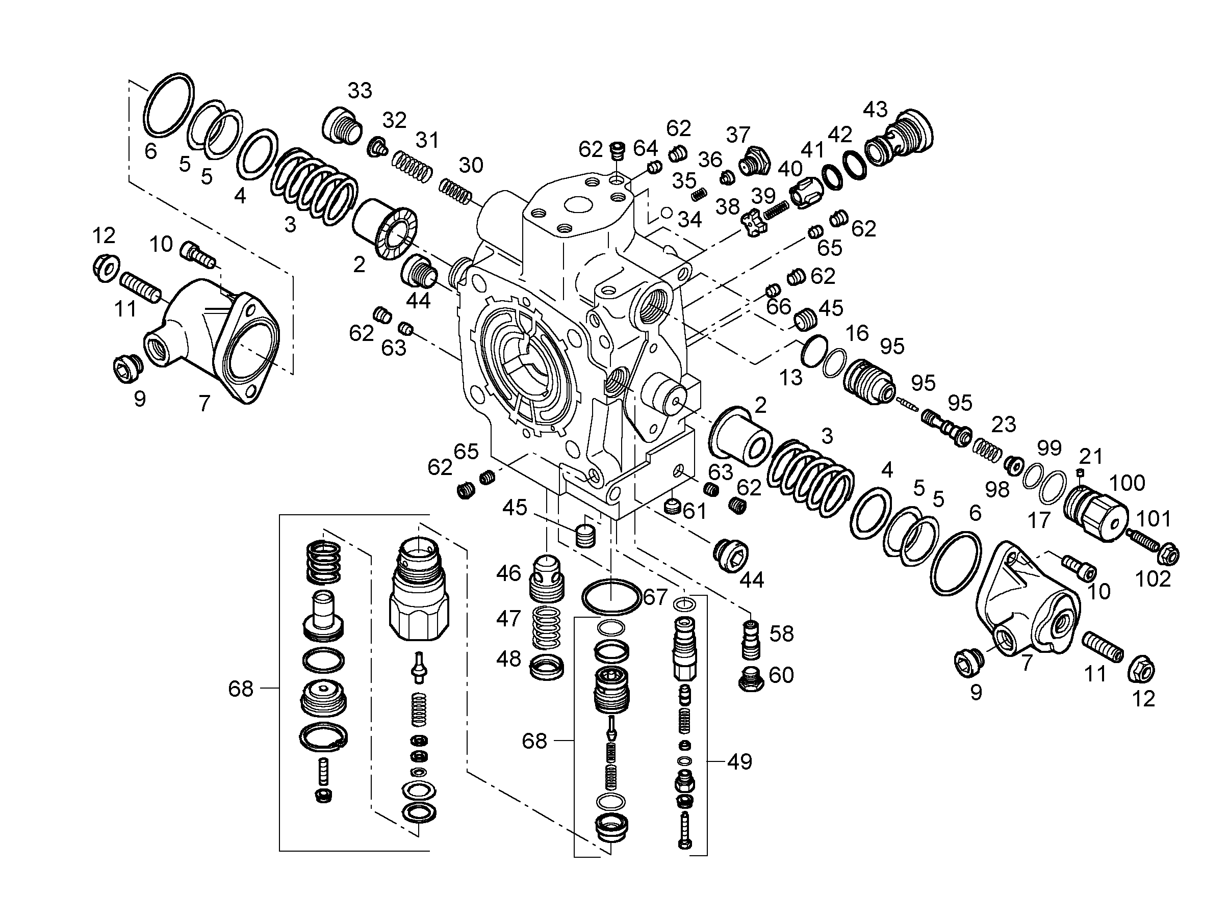 ЗАГЛУШКА РЕЗЬБОВАЯ 7025401 LIEBHERR
