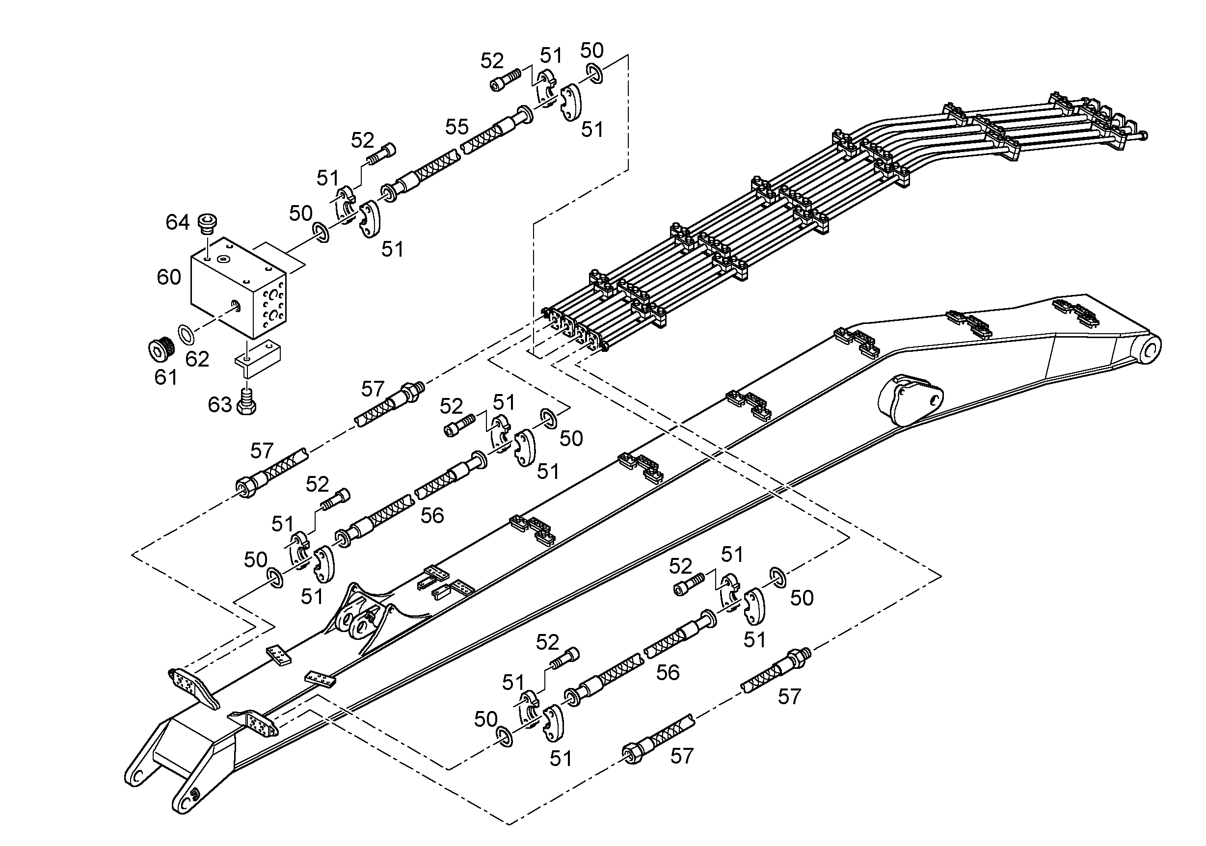 ШЛАНГ 12X3100 7024616 LIEBHERR