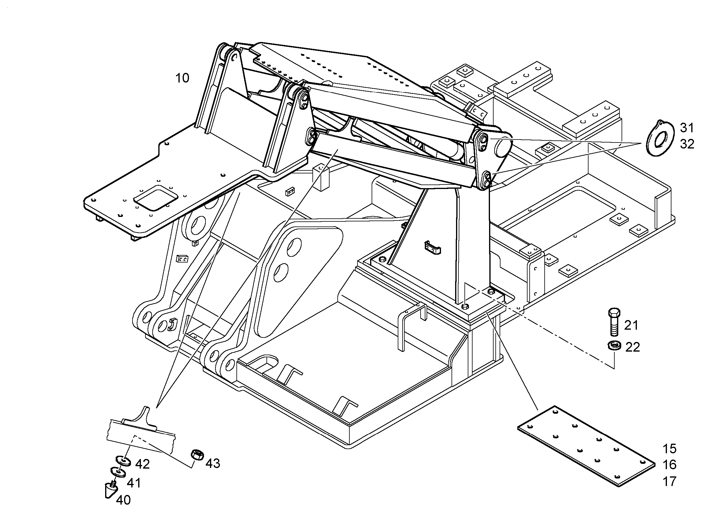 БОЛТ С ШЕСТИГРАННОЙ ГОЛОВКОЙ ISO 4014 M24X90 12.9 4902084 LIEBHERR