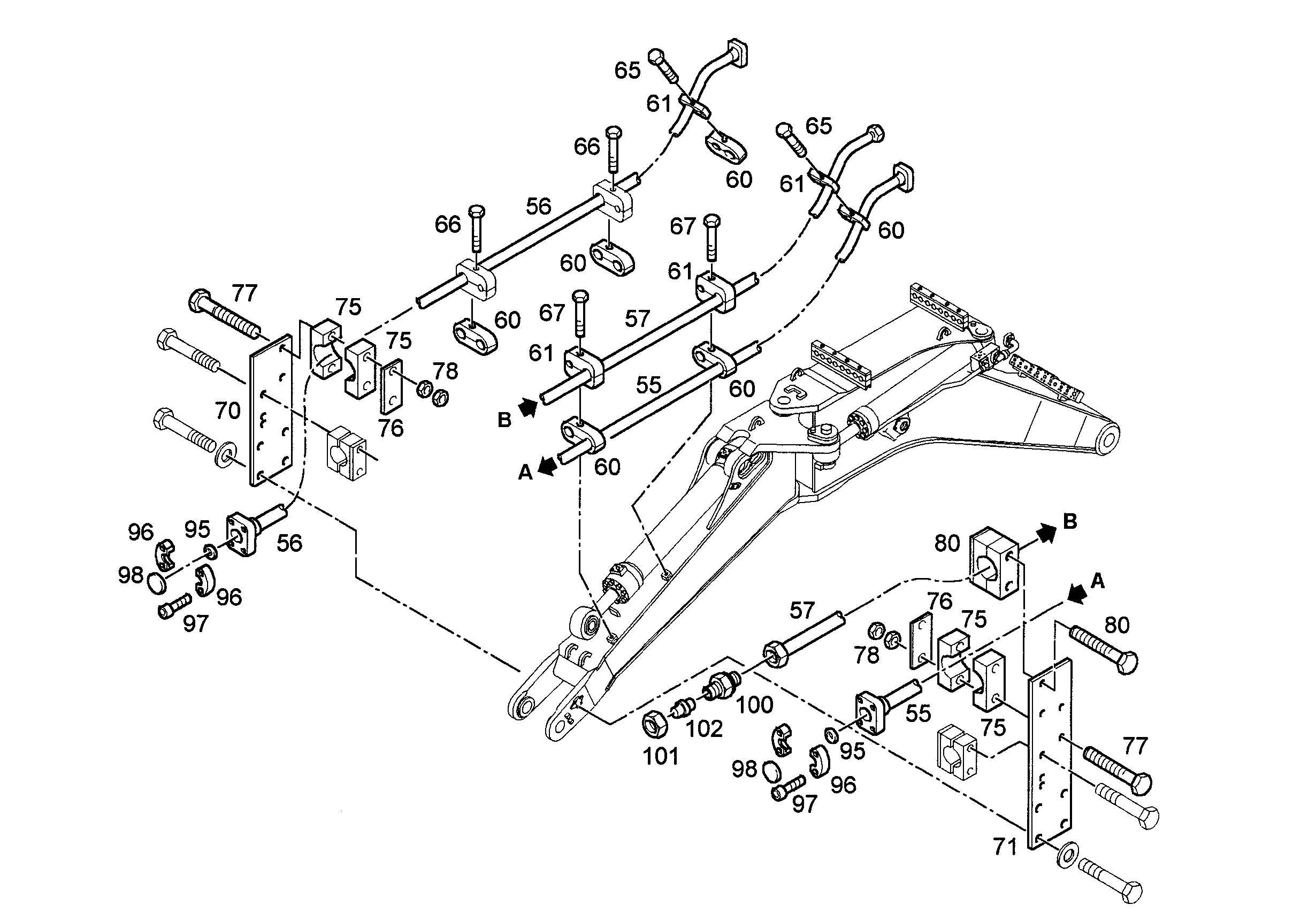 КЛЕММА ПОЛОВИННАЯ AEHNL.DIN 3015 S 3 R 25 PP SW 7022580 LIEBHERR