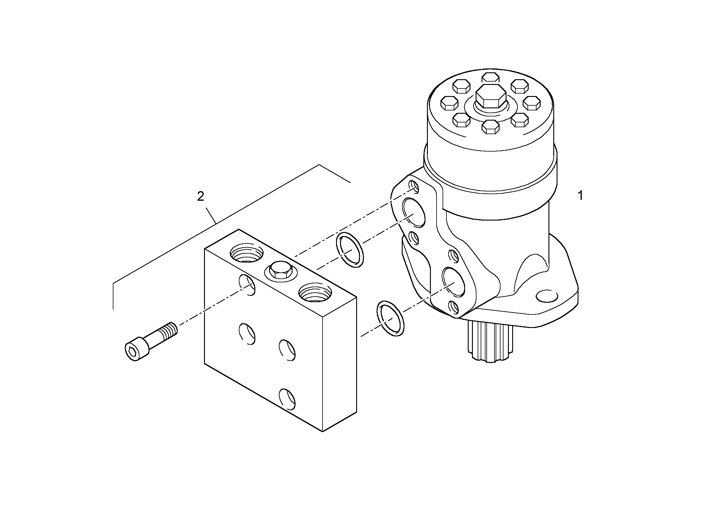 КЛАПАН УДАРНЫЙ 7026352 LIEBHERR