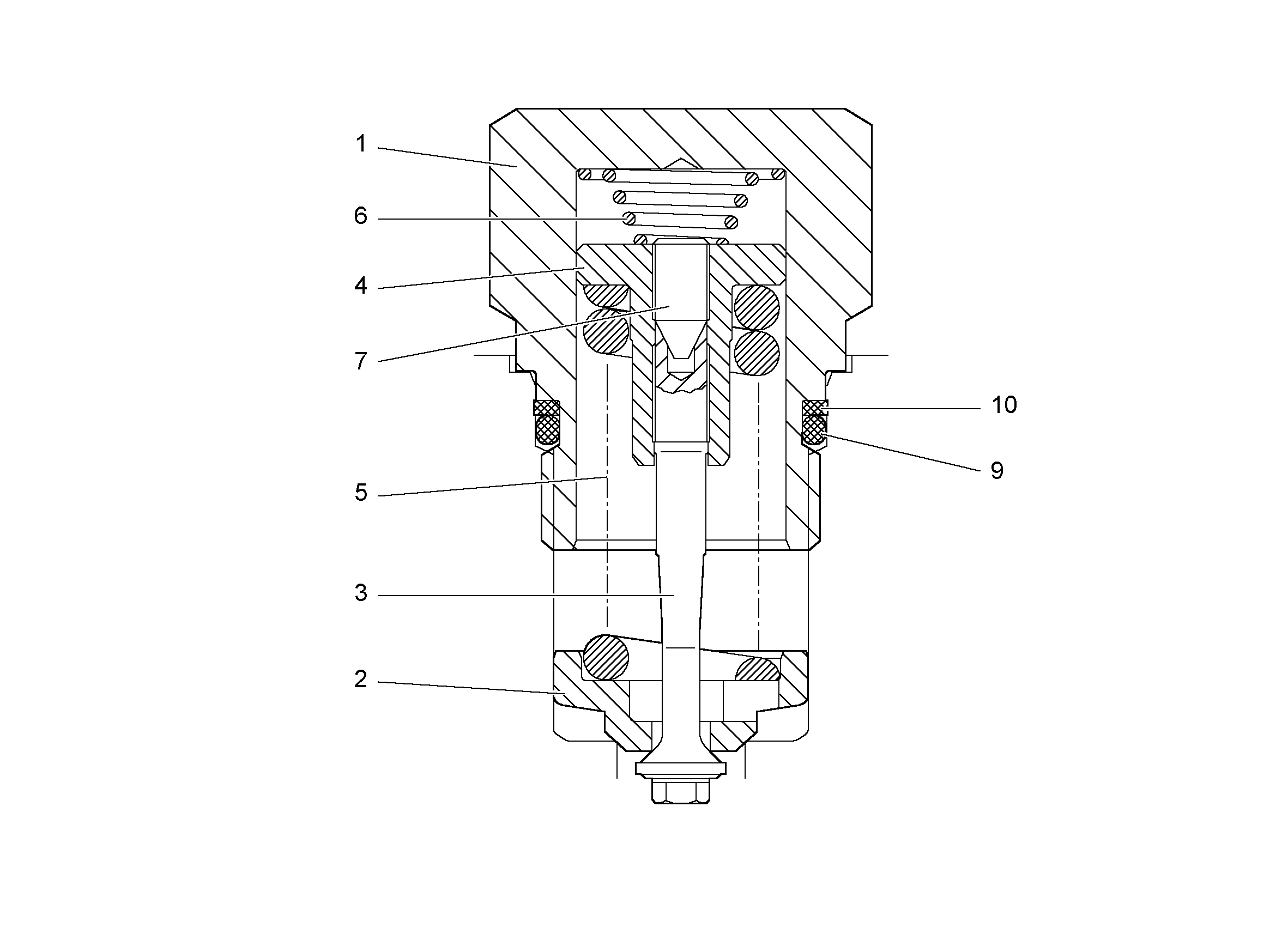 СТЕРЖЕНЬ КЛАПАНА 7028141 LIEBHERR