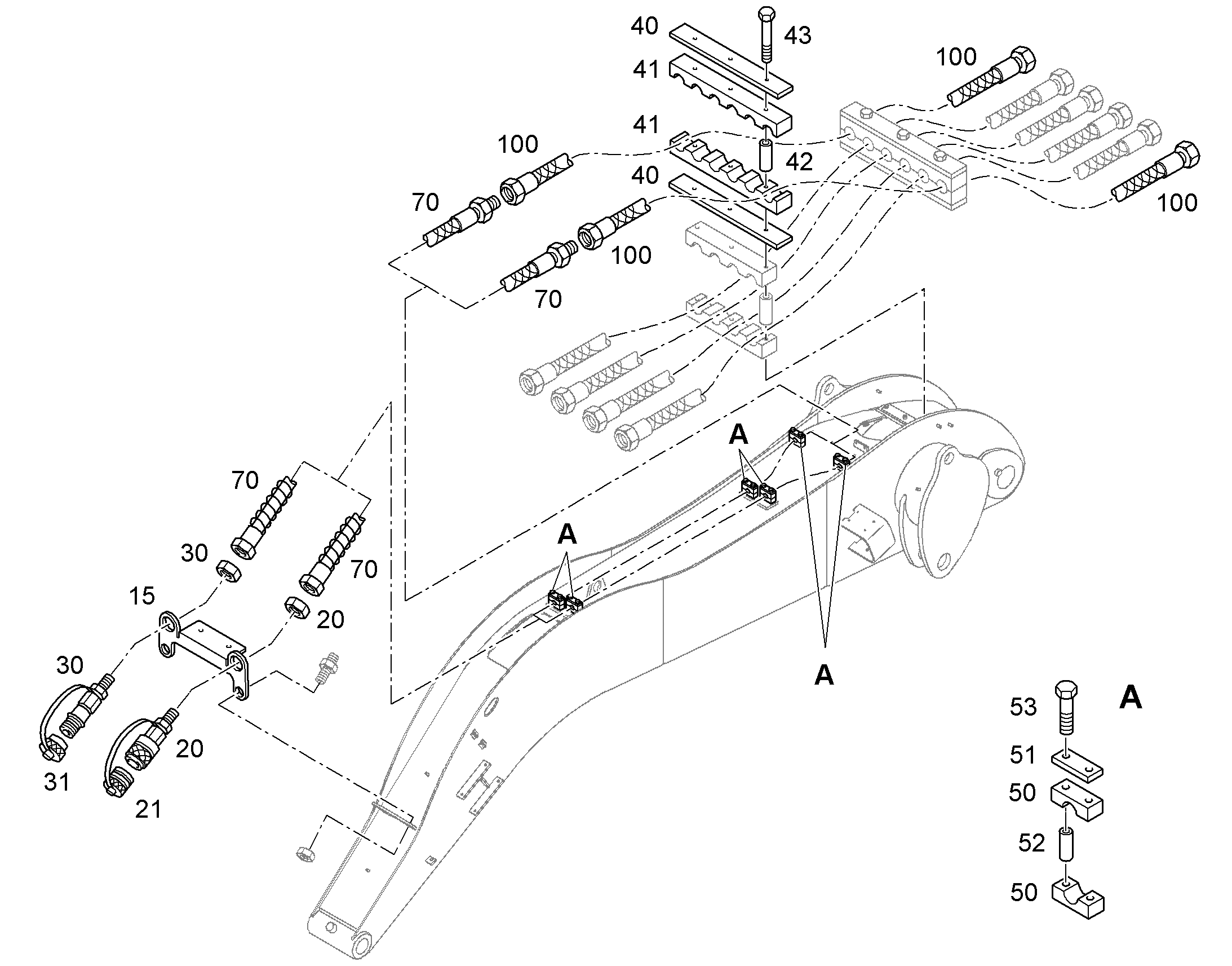 ШЛАНГ 25X4470 10011733 LIEBHERR