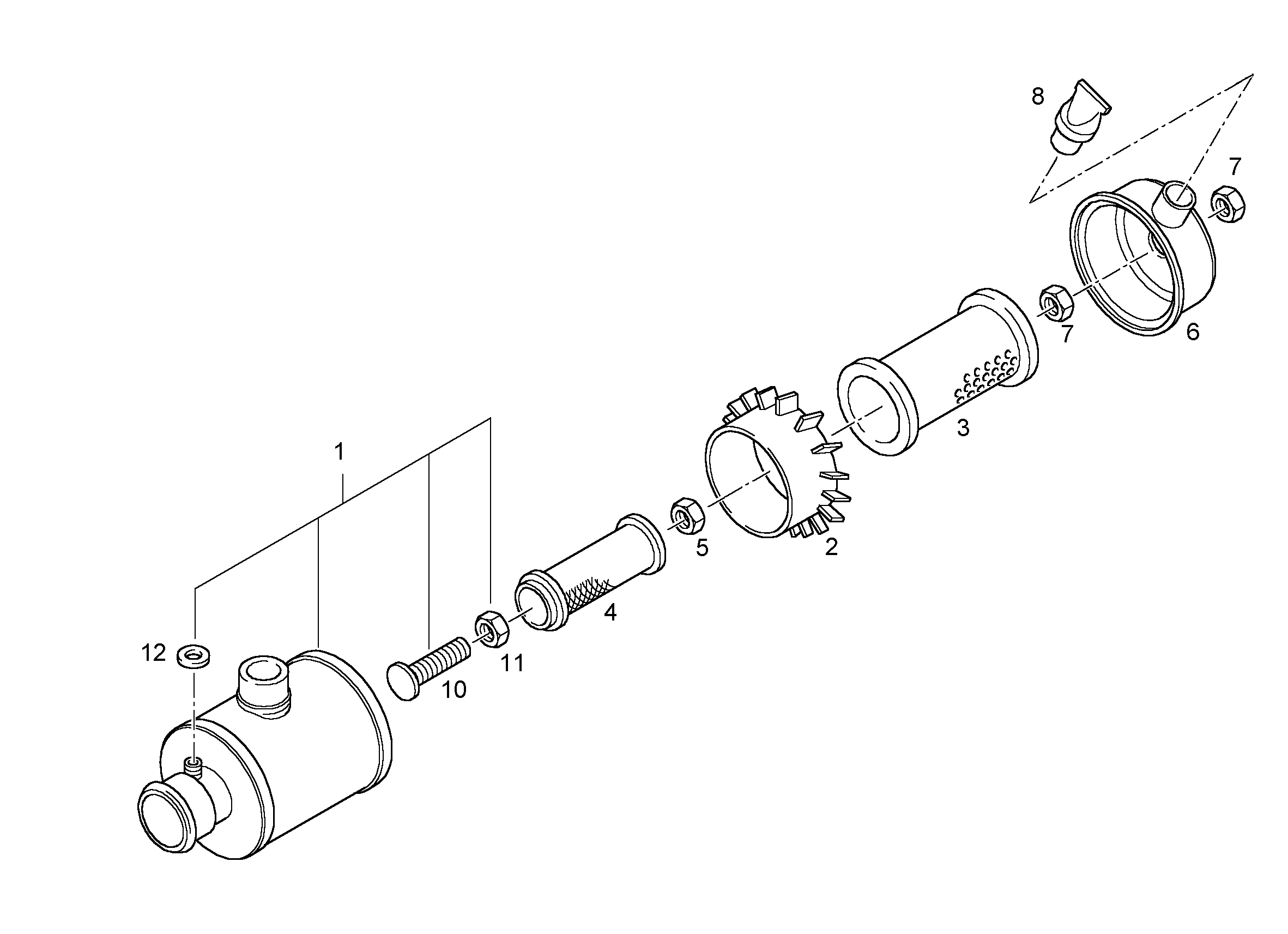 СТАКАН ФИЛЬТРА 5609315 LIEBHERR