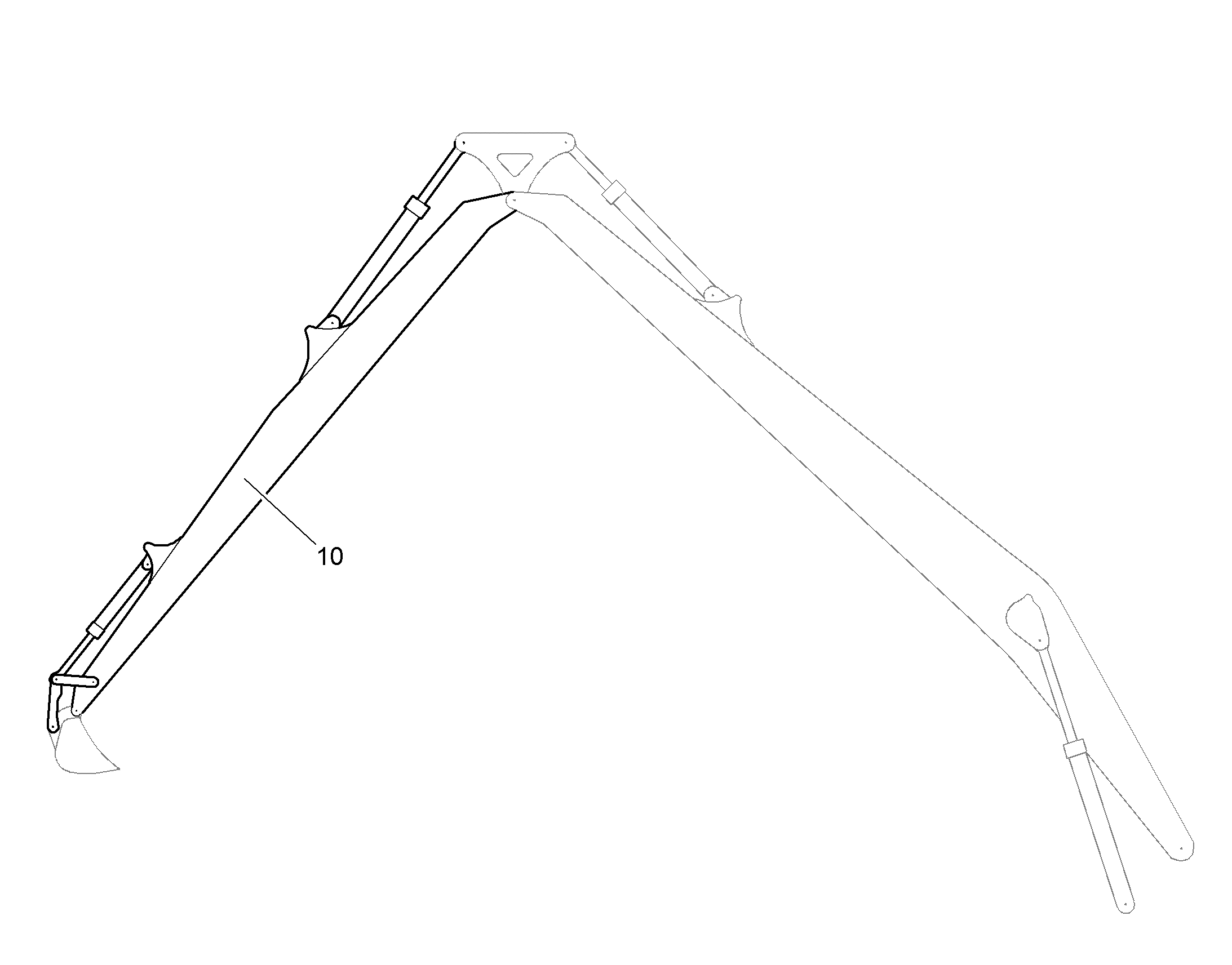 РУКОЯТЬ ОТКОСА 7,50M 9633740 LIEBHERR