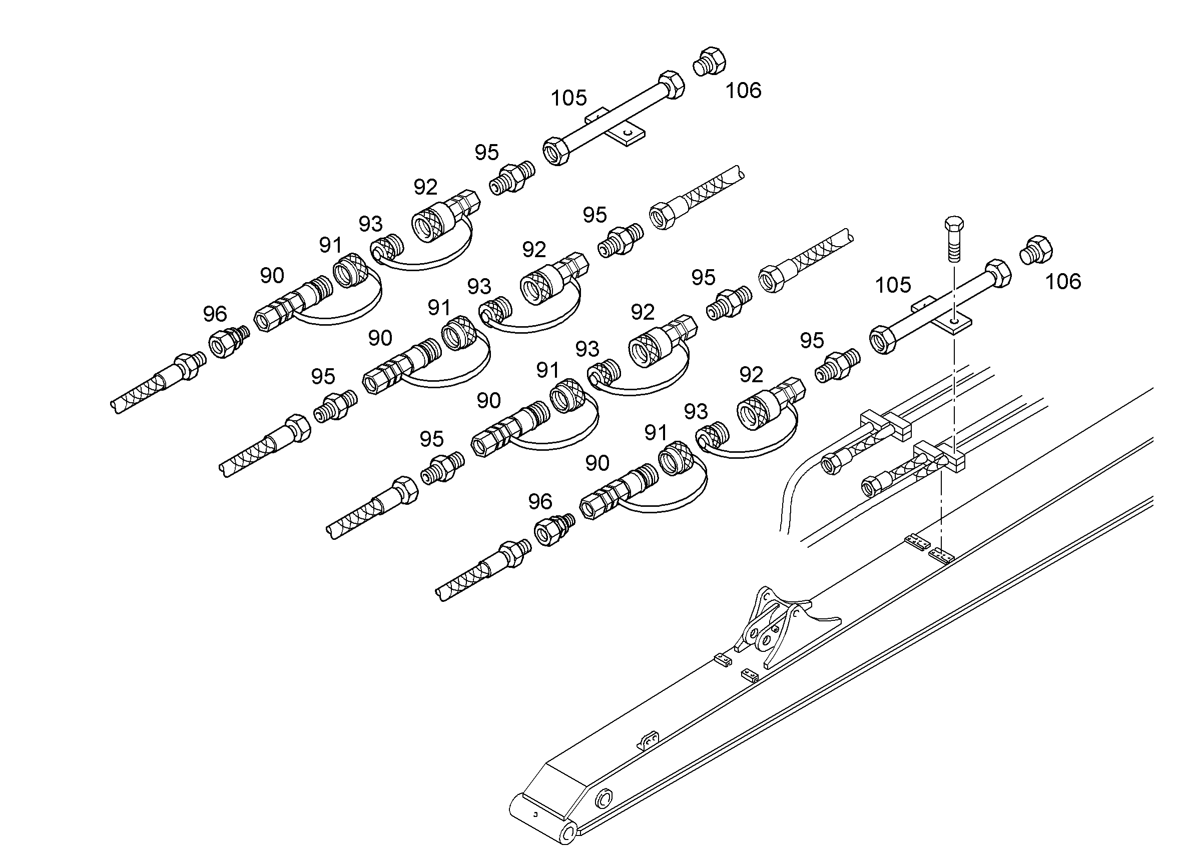 ЗАГЛУШКА ТРУБЫ ROV 20S M30X2 4078005 LIEBHERR