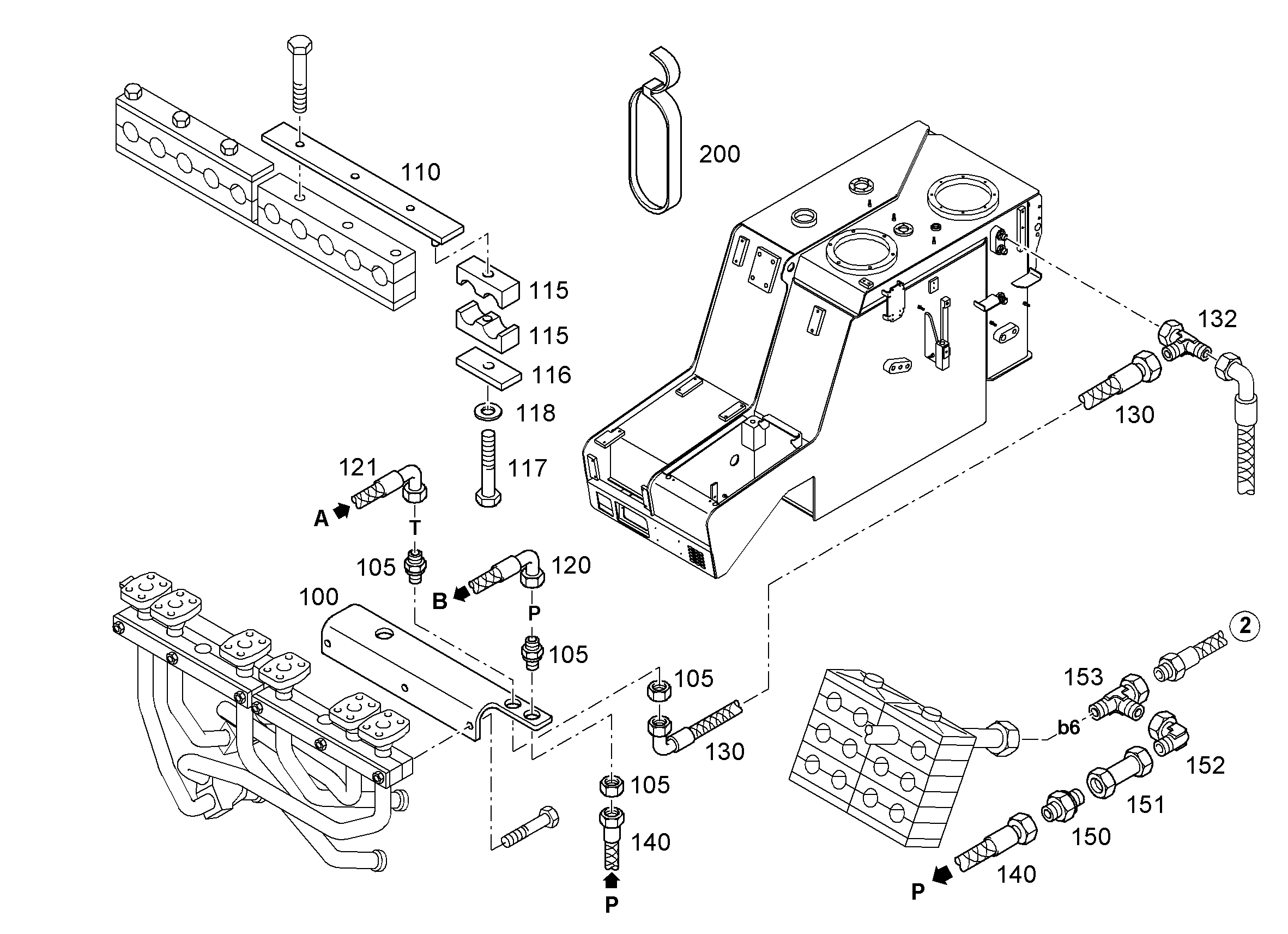 ШЛАНГ 12X500 7005002 LIEBHERR