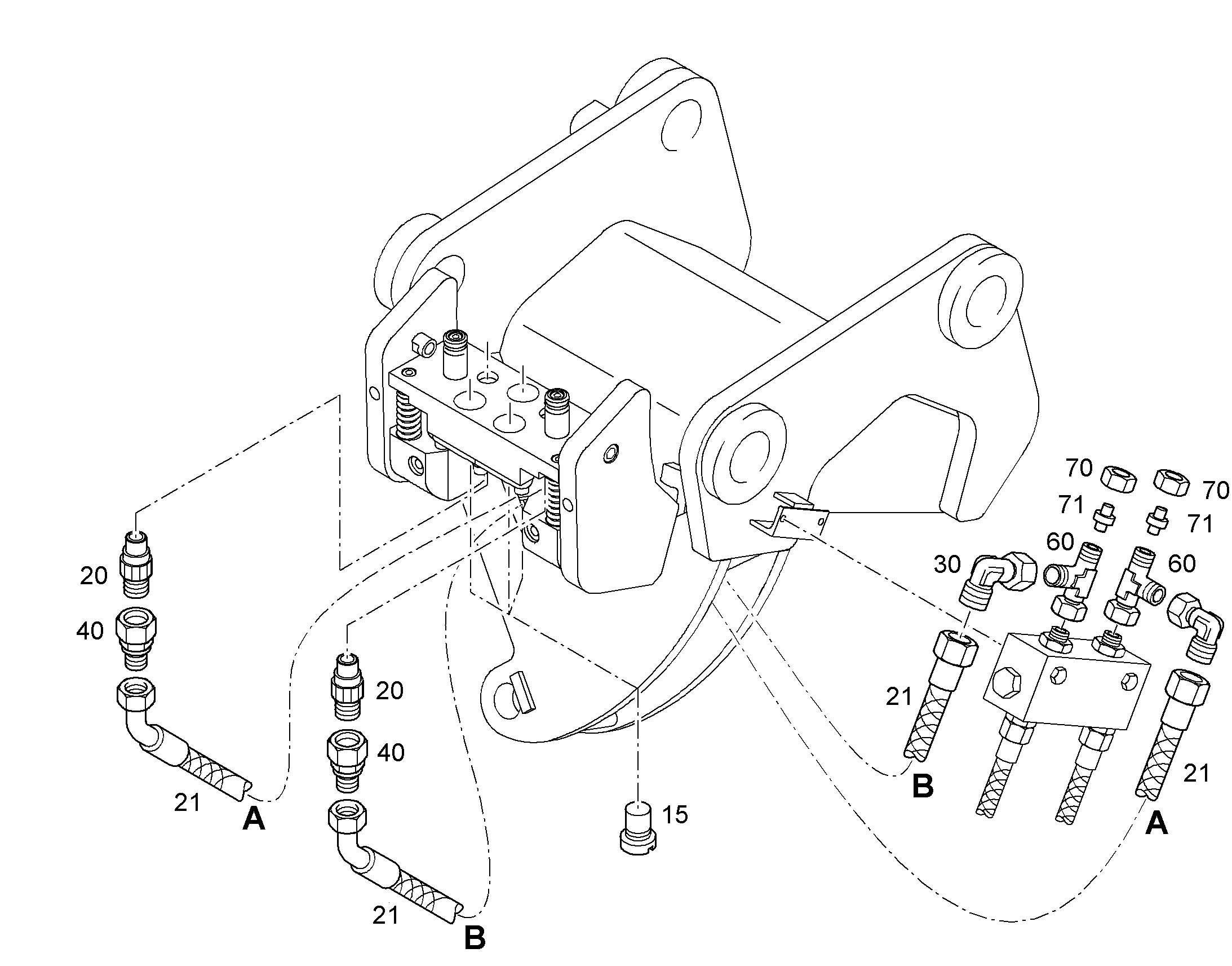 ШЛАНГ 10X900 10007549 LIEBHERR