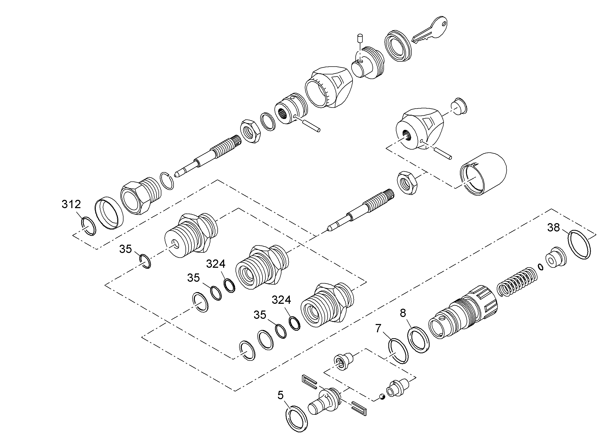 КОЛЬЦО УПЛ. ПРЯМОУГ.СЕЧЕНИЯ 22,53X2,62X2,3 7030284 LIEBHERR