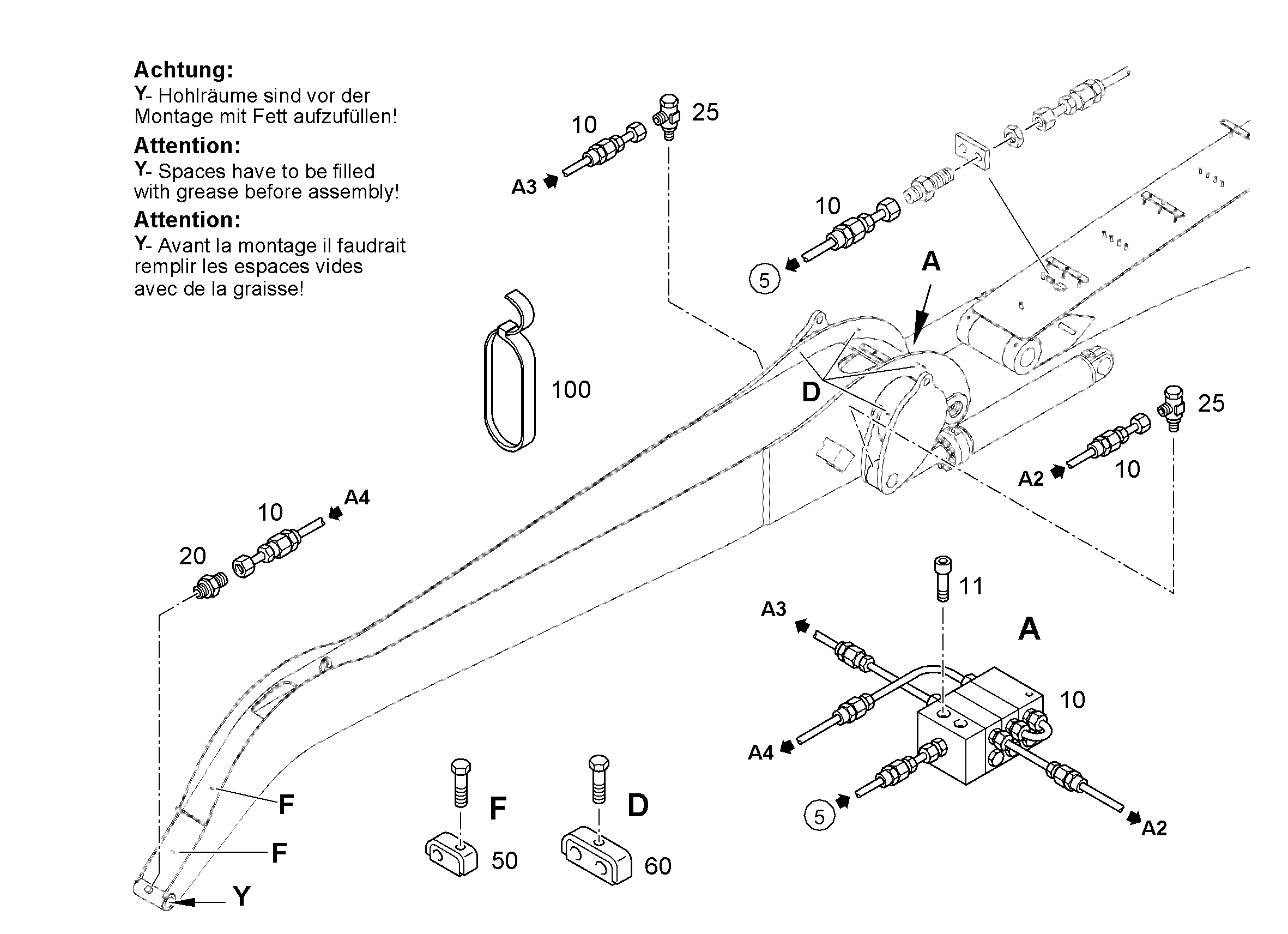 РАСПРЕДЕЛИТЕЛЬ MX-F 3/3 10012848 LIEBHERR