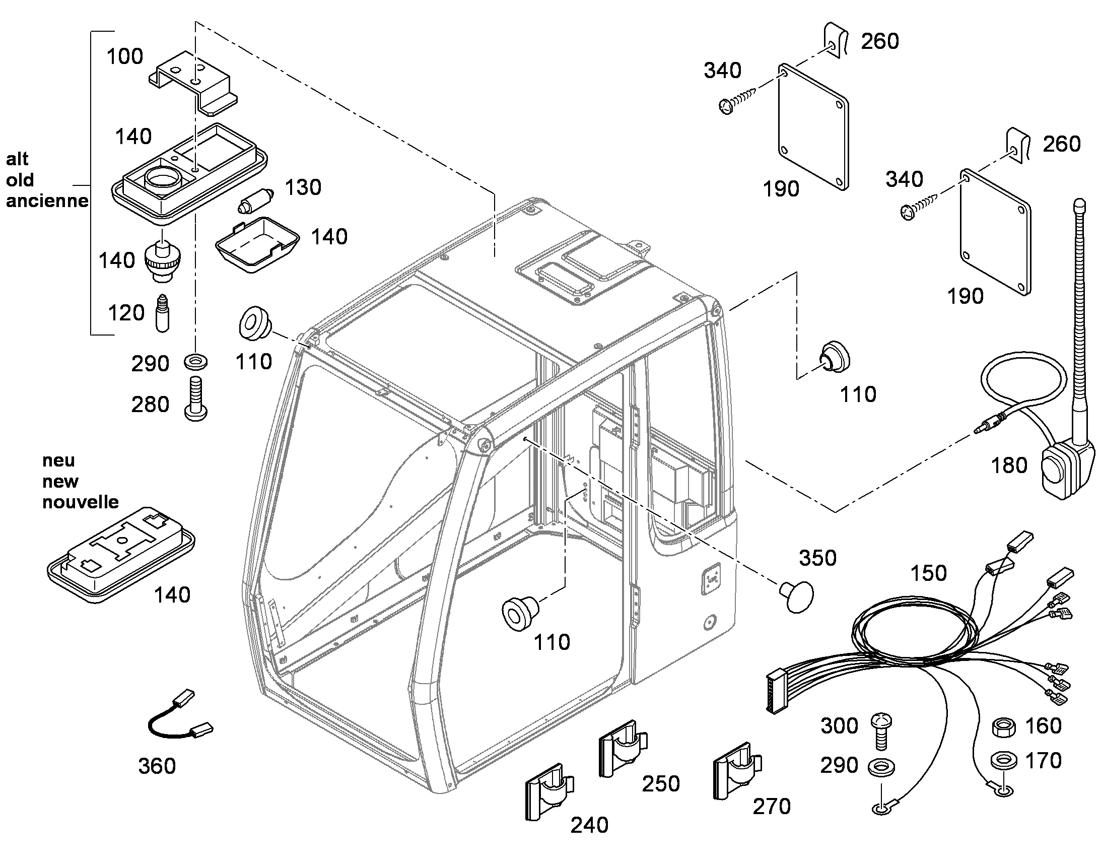 АНТЕННА 7028860 LIEBHERR
