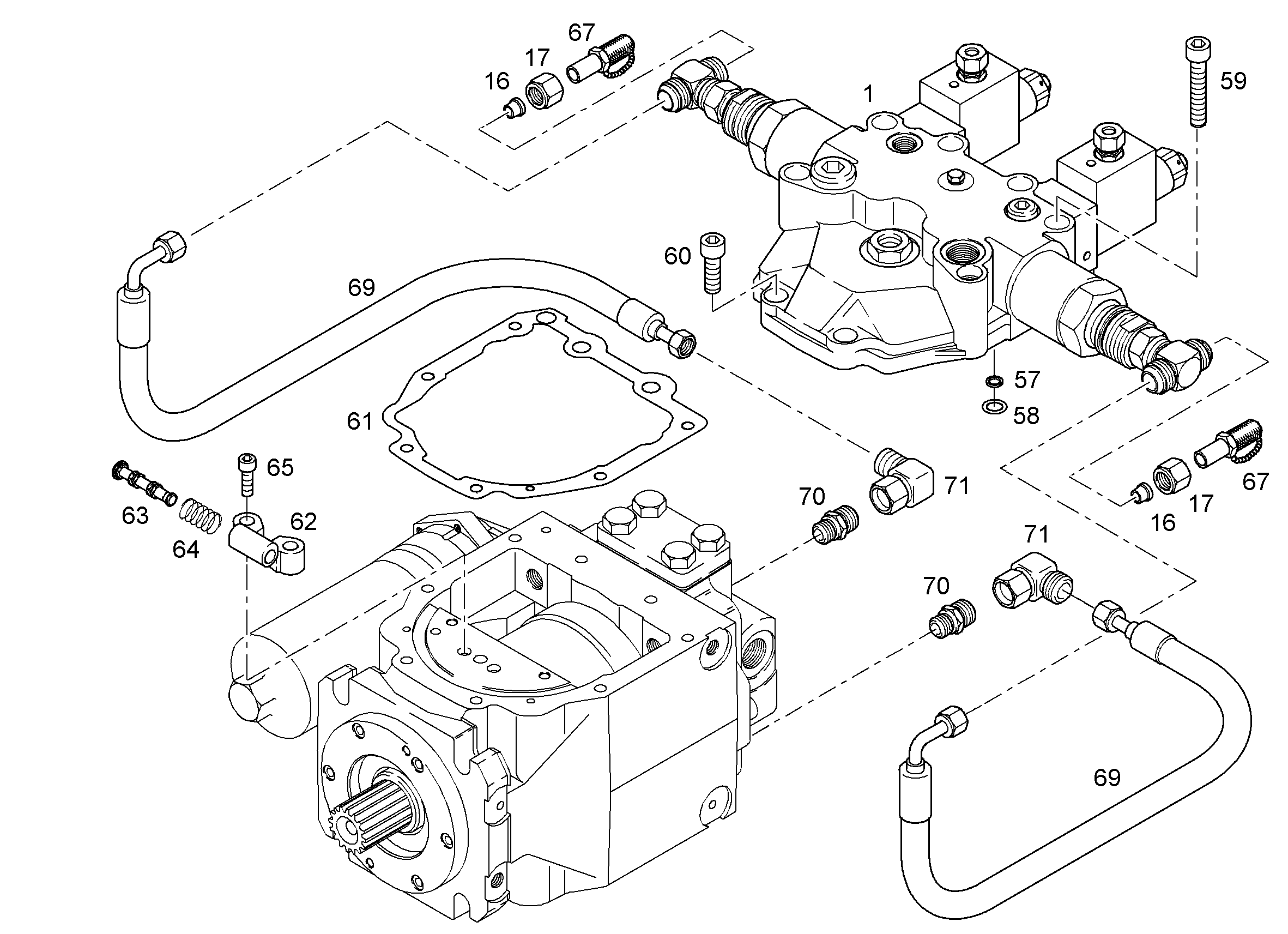 УПЛОТНЕНИЕ 10019002 LIEBHERR