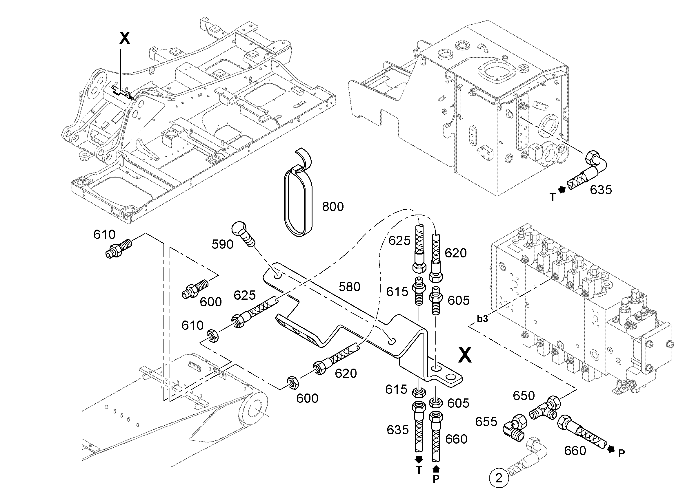ШЛАНГ 8X500 10037436 LIEBHERR