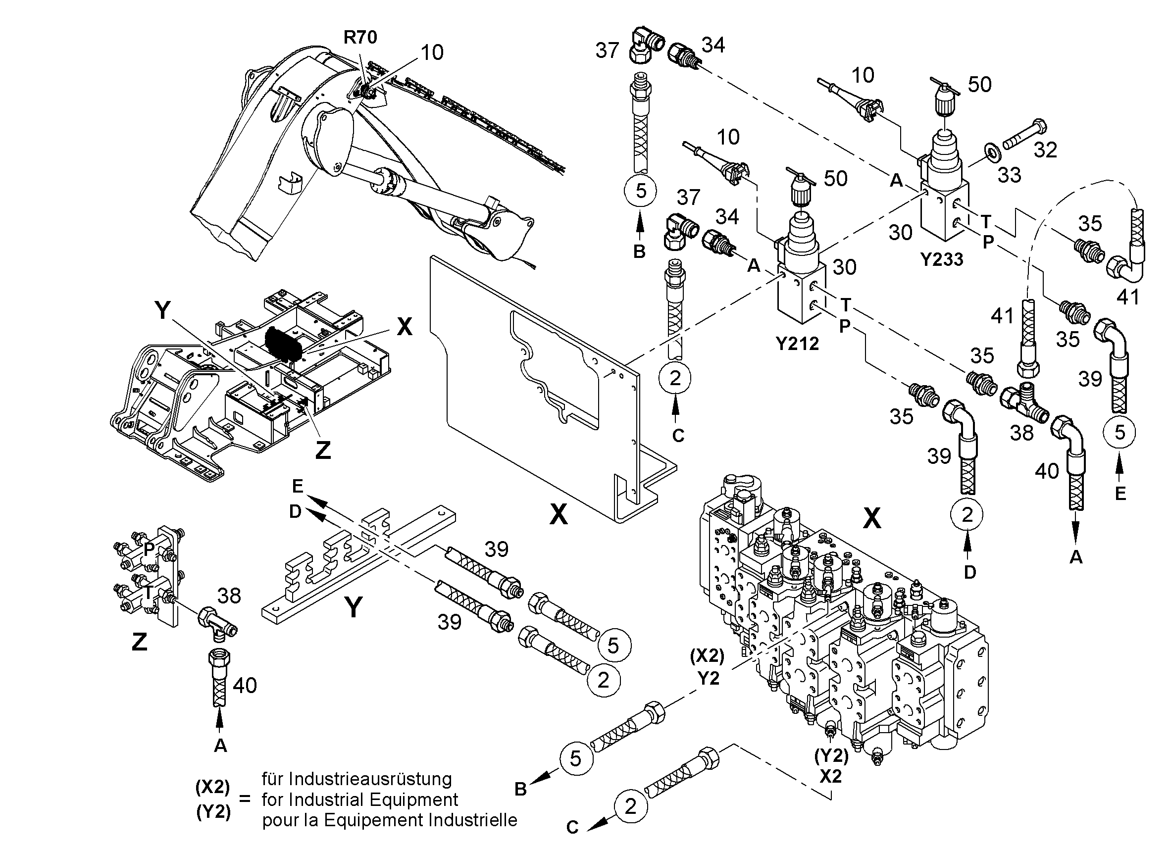 БЛОКИРОВКА РУЧНАЯ АВАРИЙНАЯ 7018366 LIEBHERR