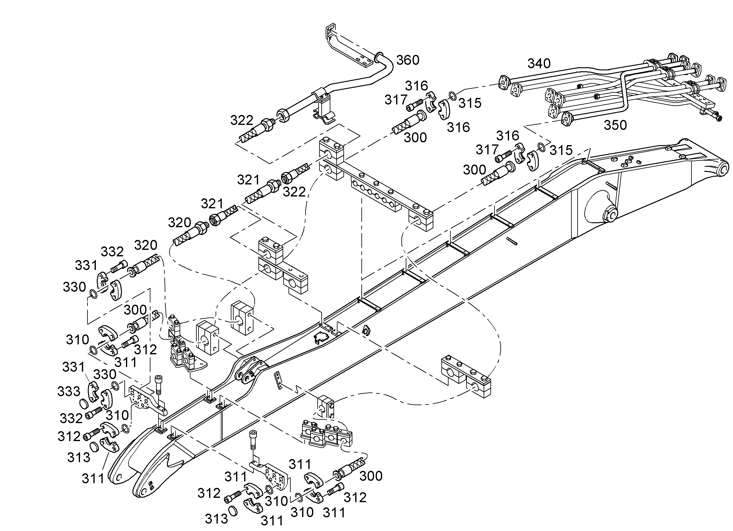 ШЛАНГ 32X1450 5618008 LIEBHERR