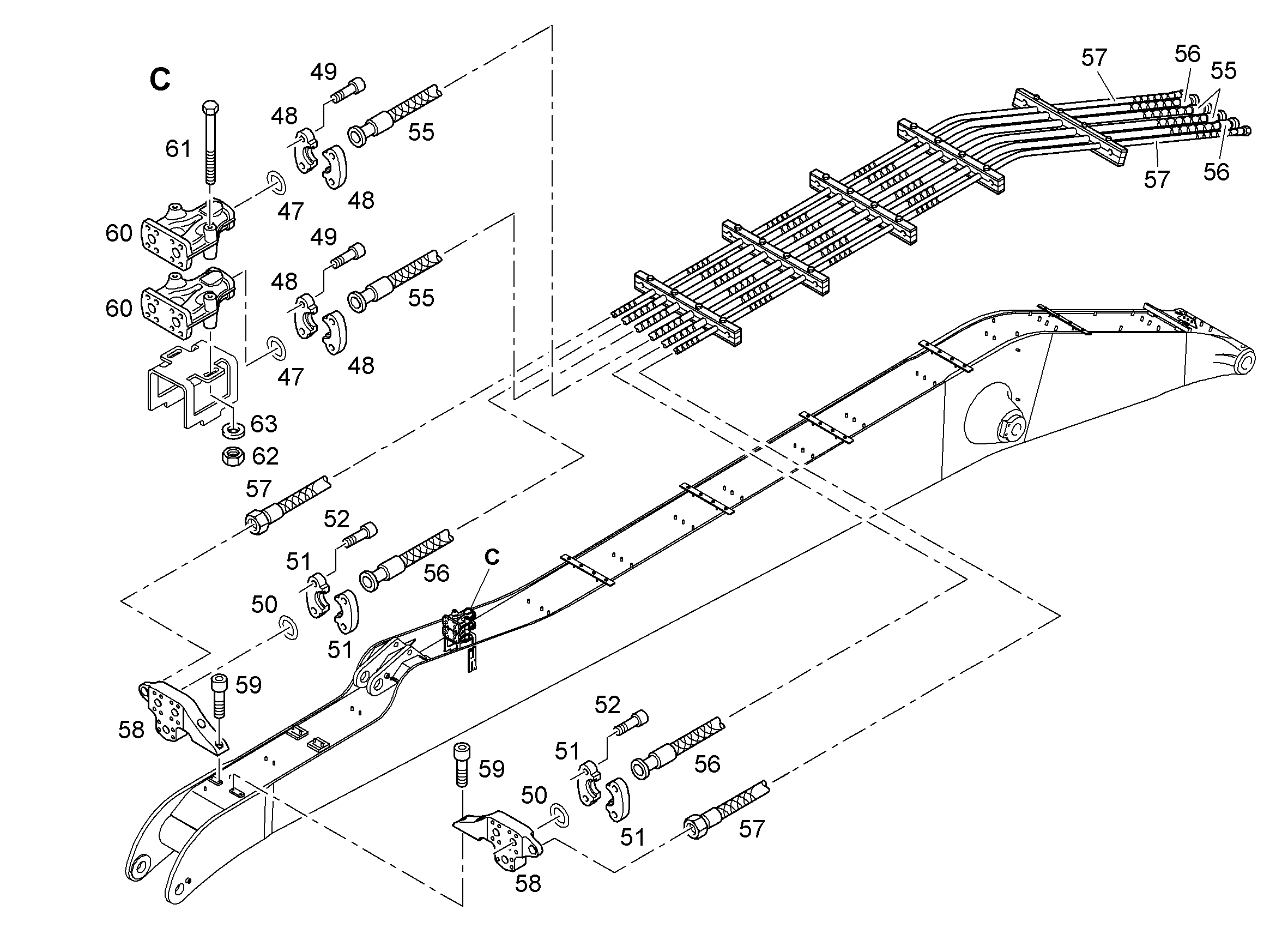 ШЛАНГ 25X6200 10035764 LIEBHERR