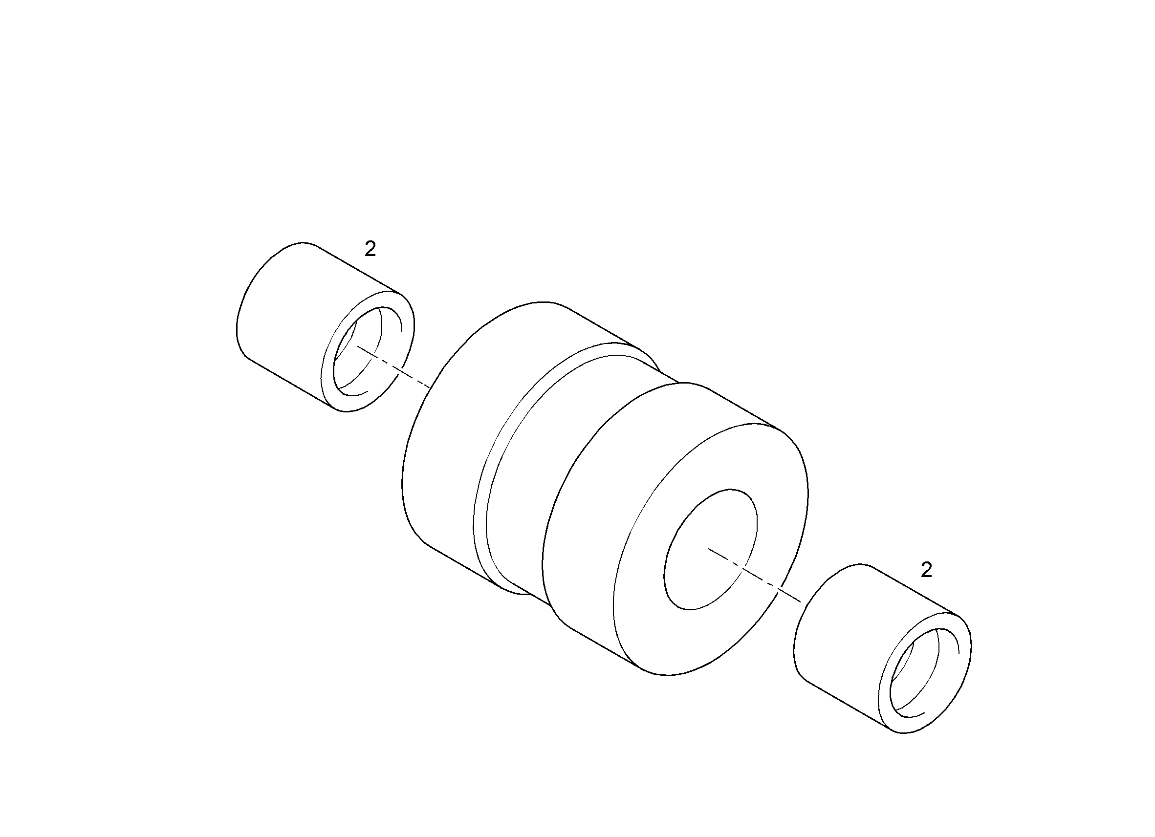 ВТУЛКА SPIRAL 50/65X60 9306926 LIEBHERR