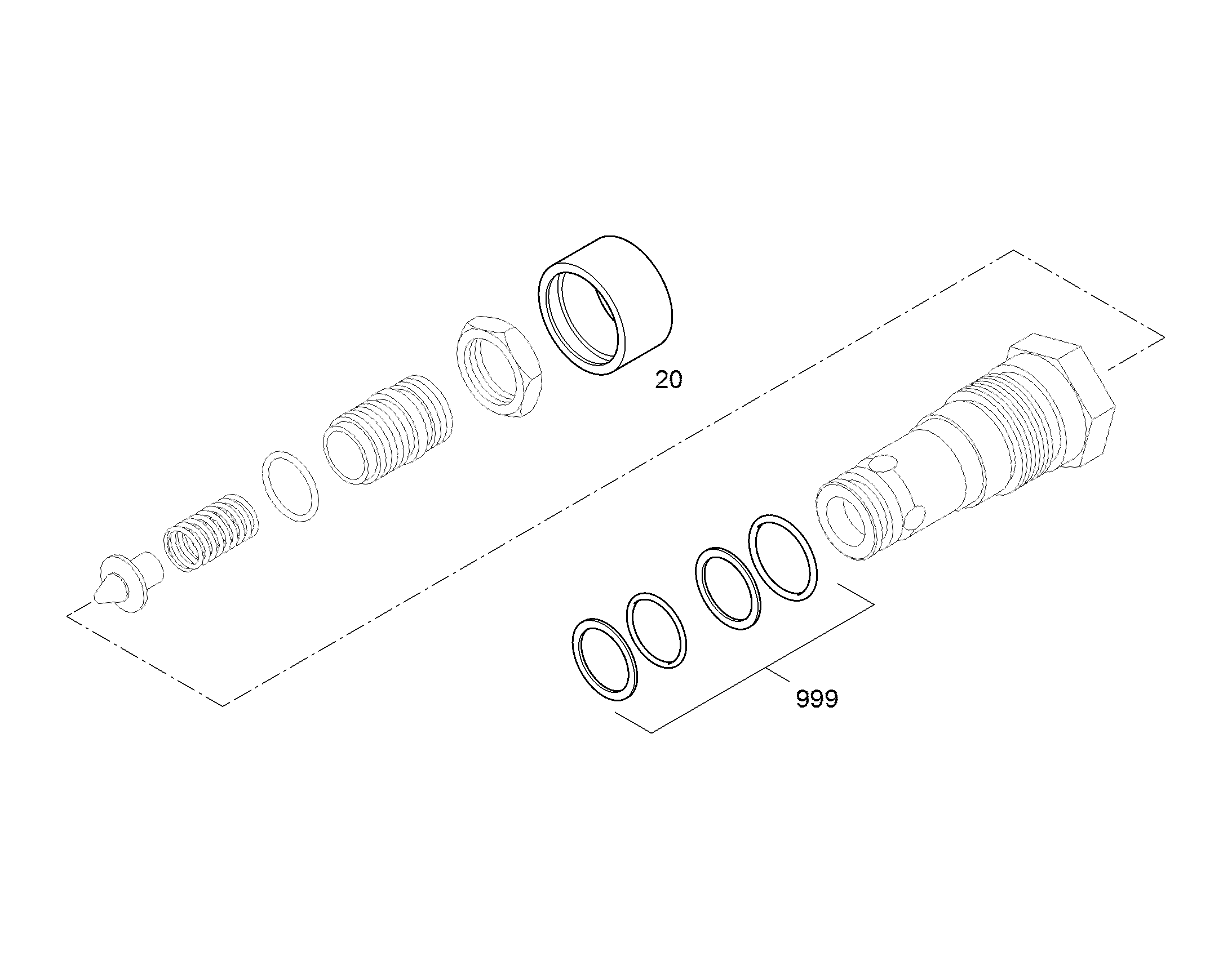 КОМПЛЕКТ УПЛОТНЕНИЙ КЛАПАНА 10492162 LIEBHERR