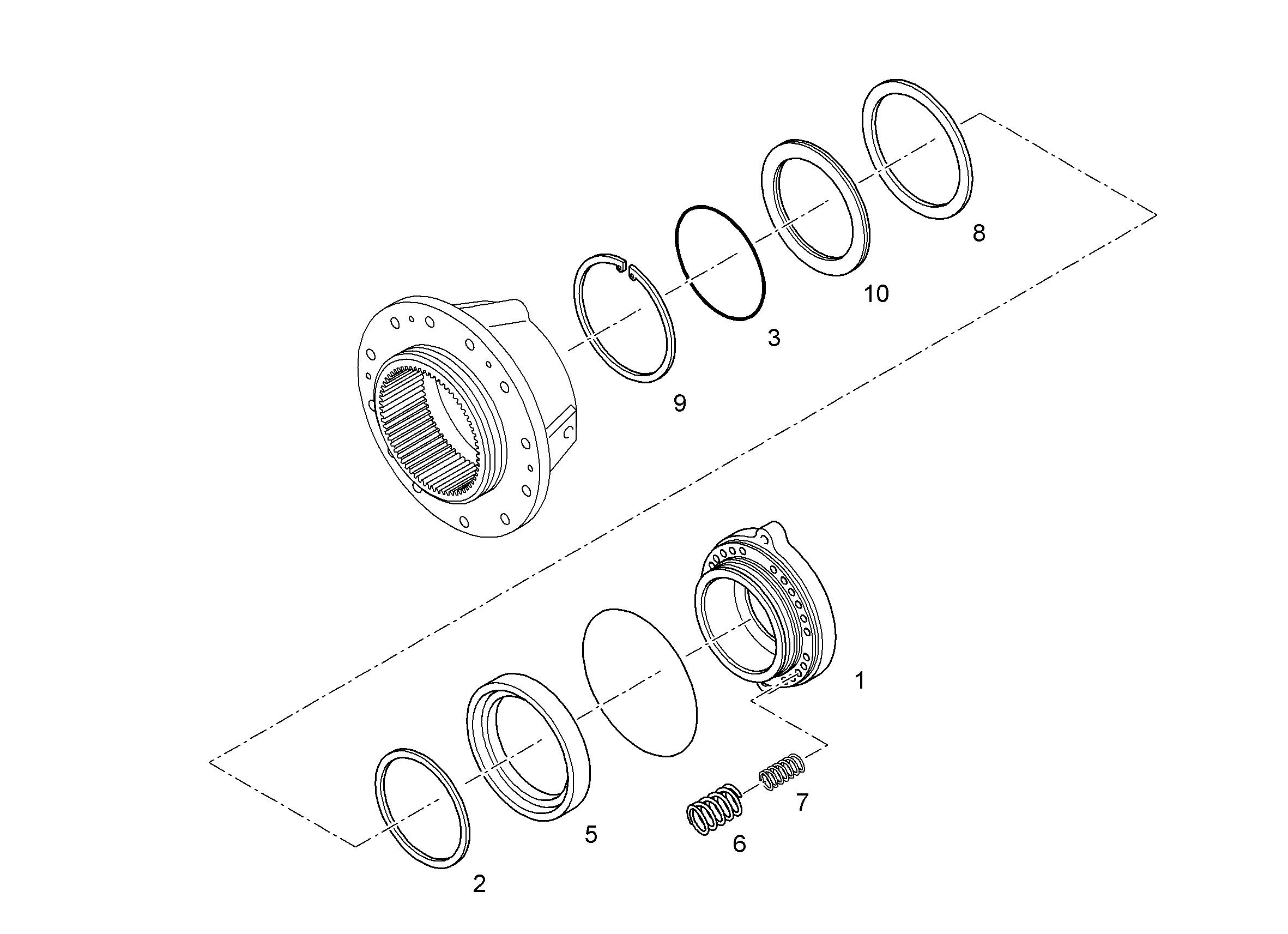 СТОПОРНОЕ КОЛЬЦО DIN 471 230 4280104 LIEBHERR
