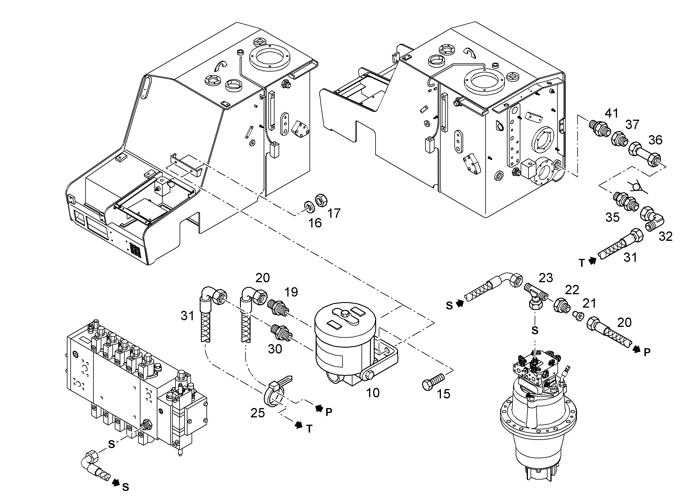 ФИЛЬТР МАСЛЯНЫЙ ТОНКОЙ ОЧИСТКИ 1µm 10037731 LIEBHERR