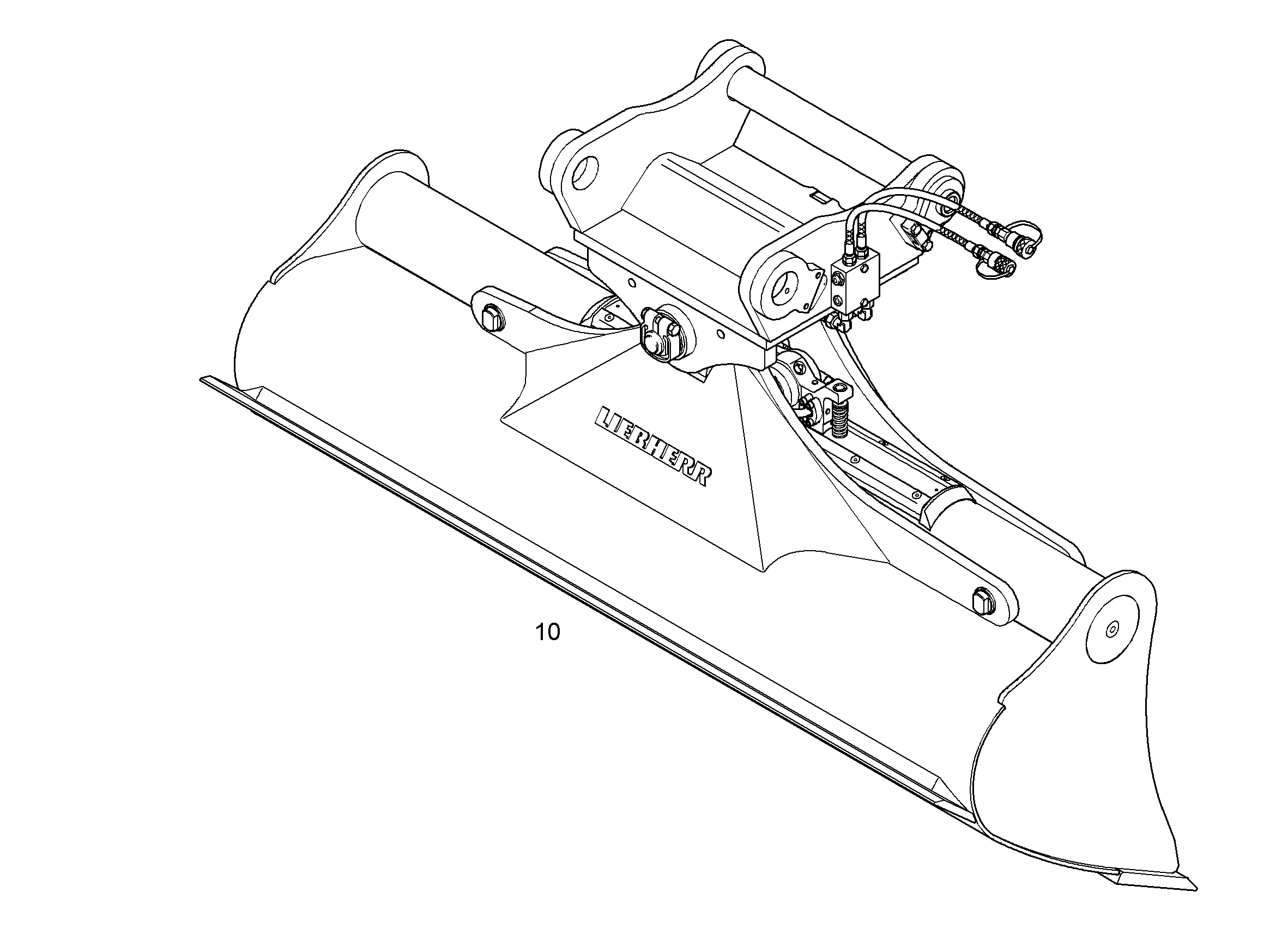 КОВШ КАНАВООЧИСТИТЕЛЯ 2000mm 0,7m³ 94067833 LIEBHERR