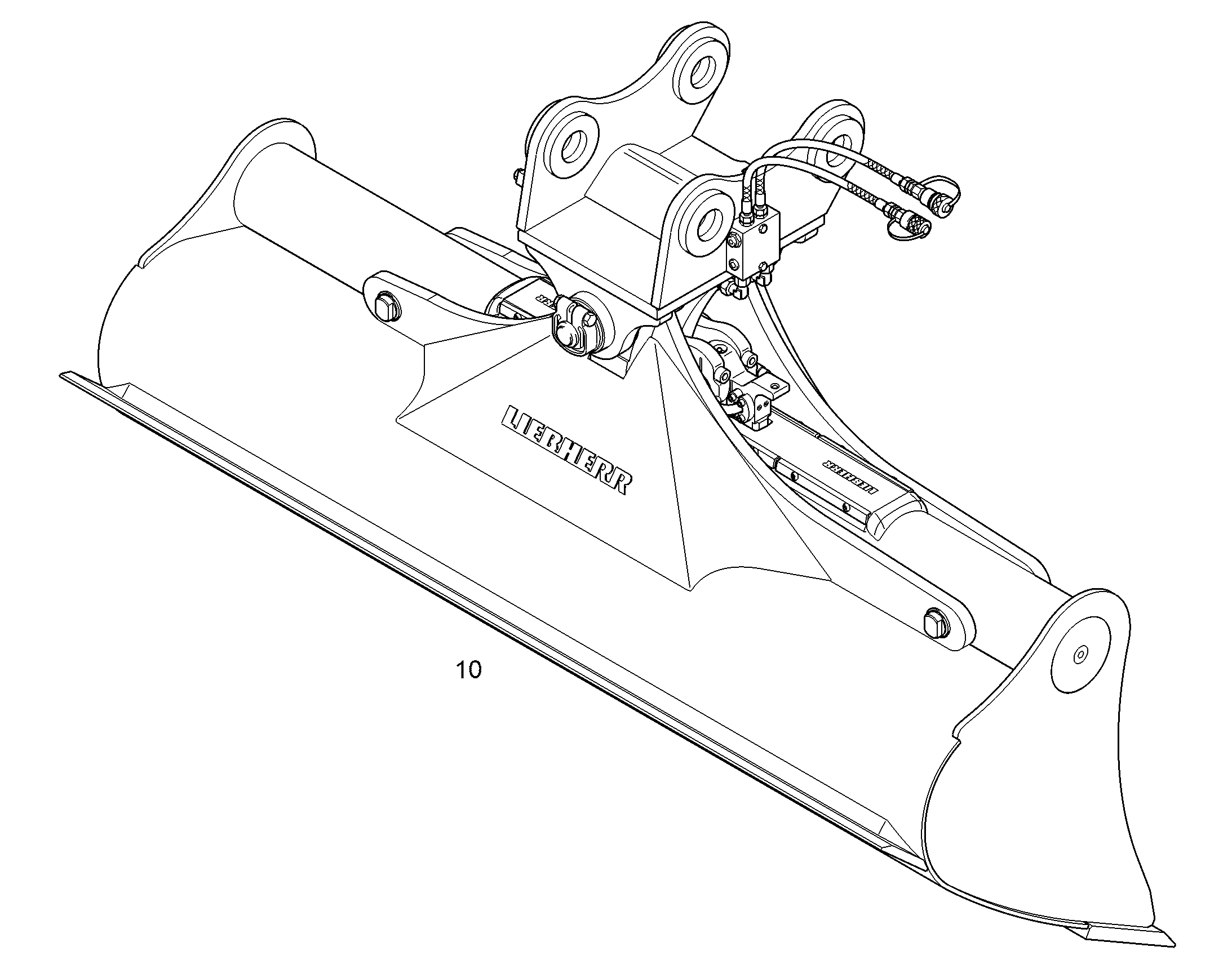 КОВШ КАНАВООЧИСТИТЕЛЯ 2000mm 0,7m³ 94067832 LIEBHERR