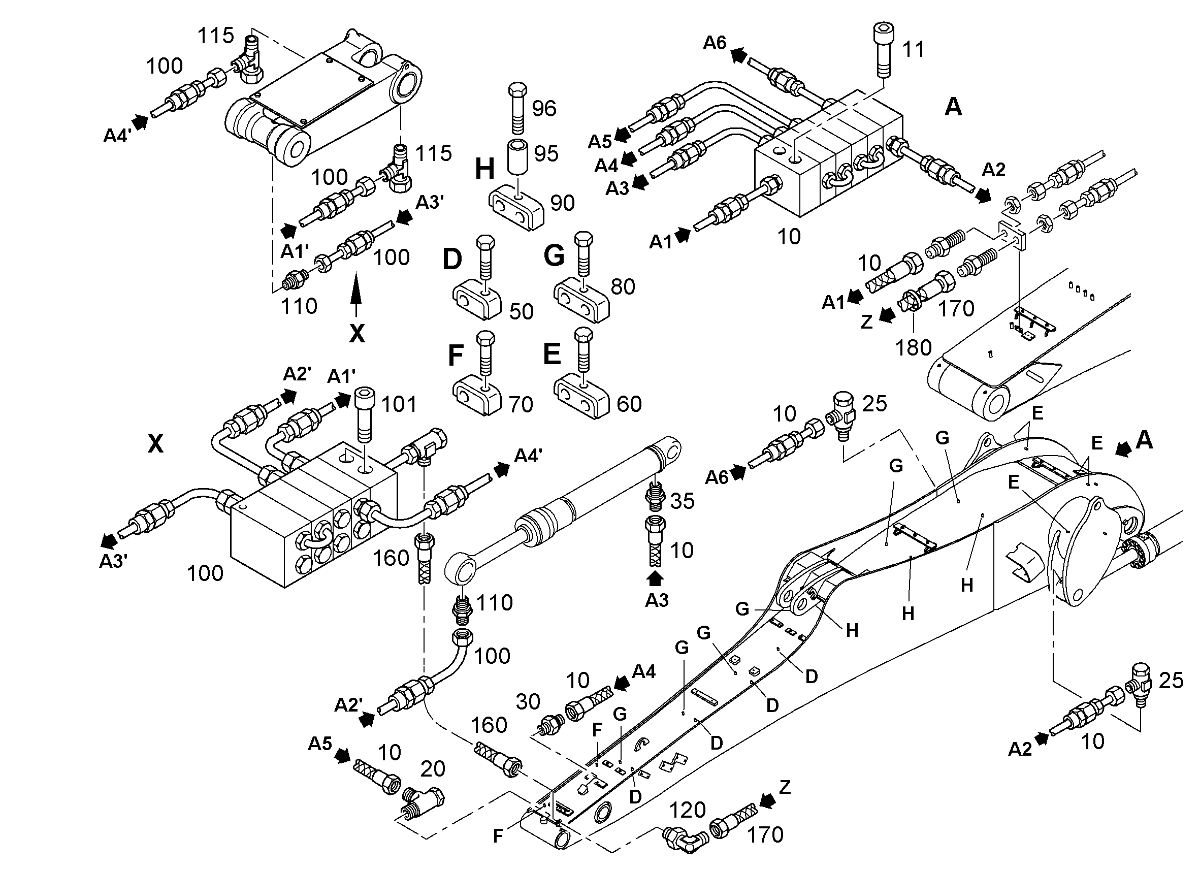 РАСПРЕДЕЛИТЕЛЬ MX-F 5/5 10044565 LIEBHERR