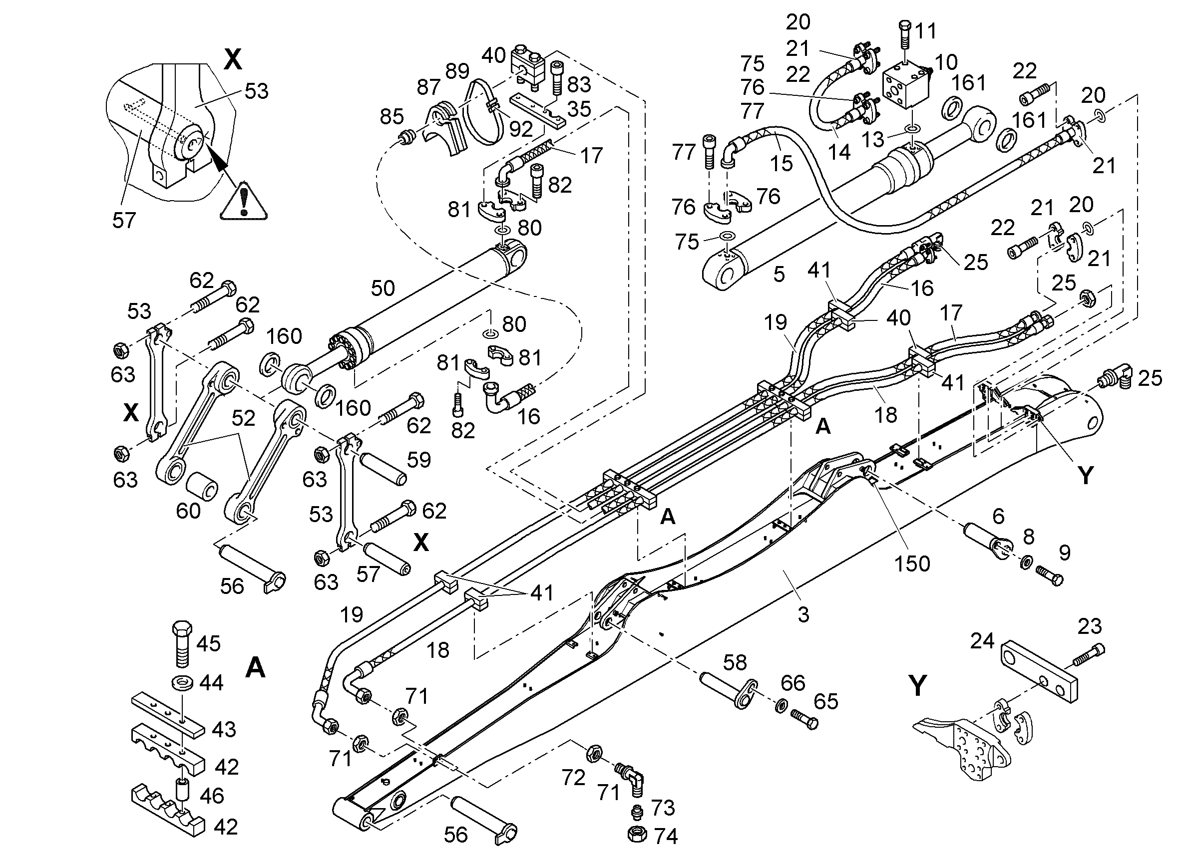 ШЕСТИГРАННАЯ ГАЙКА M14 10179524 LIEBHERR