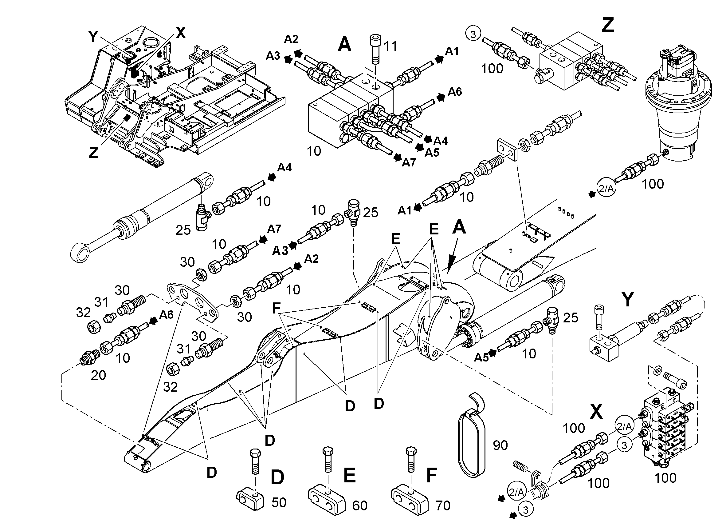 РАСПРЕДЕЛИТЕЛЬ SXE-2 5/4 10018939 LIEBHERR