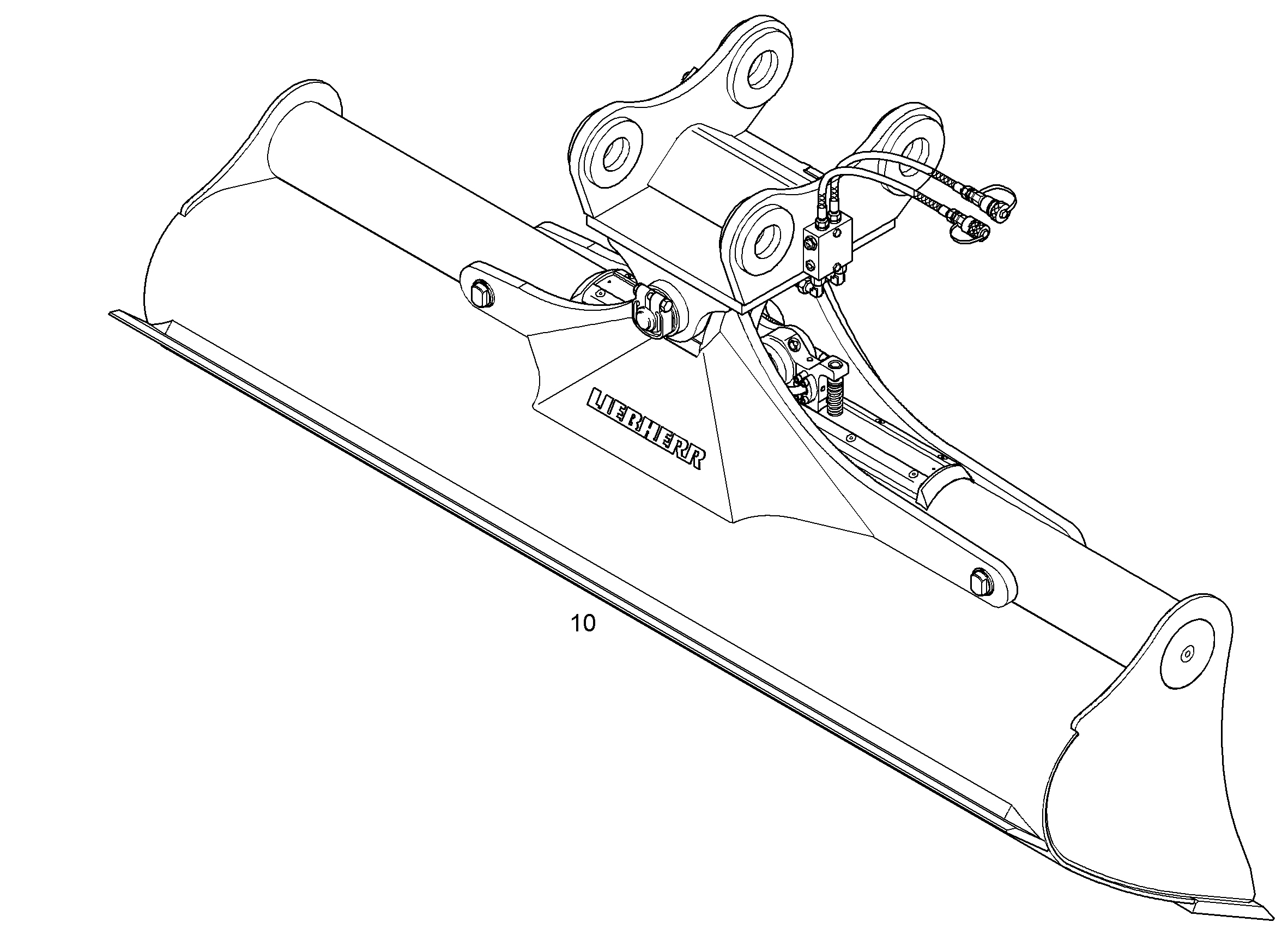 КОВШ КАНАВООЧИСТИТЕЛЯ 2400mm 0,85m³ 94067978 LIEBHERR