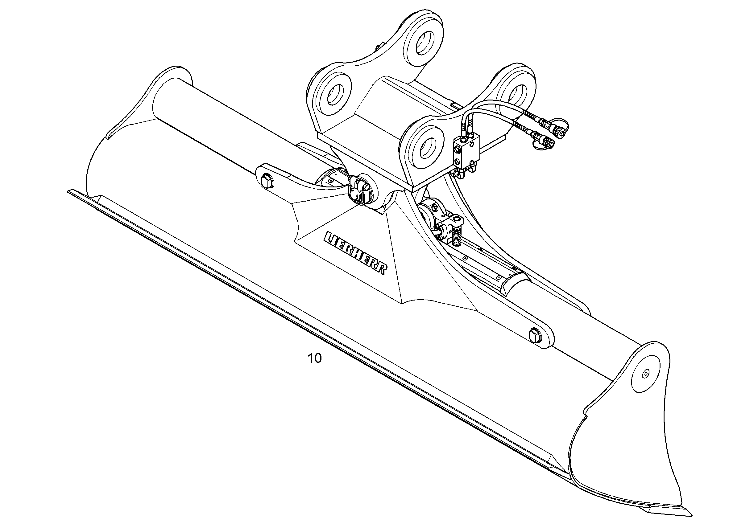 КОВШ КАНАВООЧИСТИТЕЛЯ 2400mm 0,85m³ 9589823 LIEBHERR