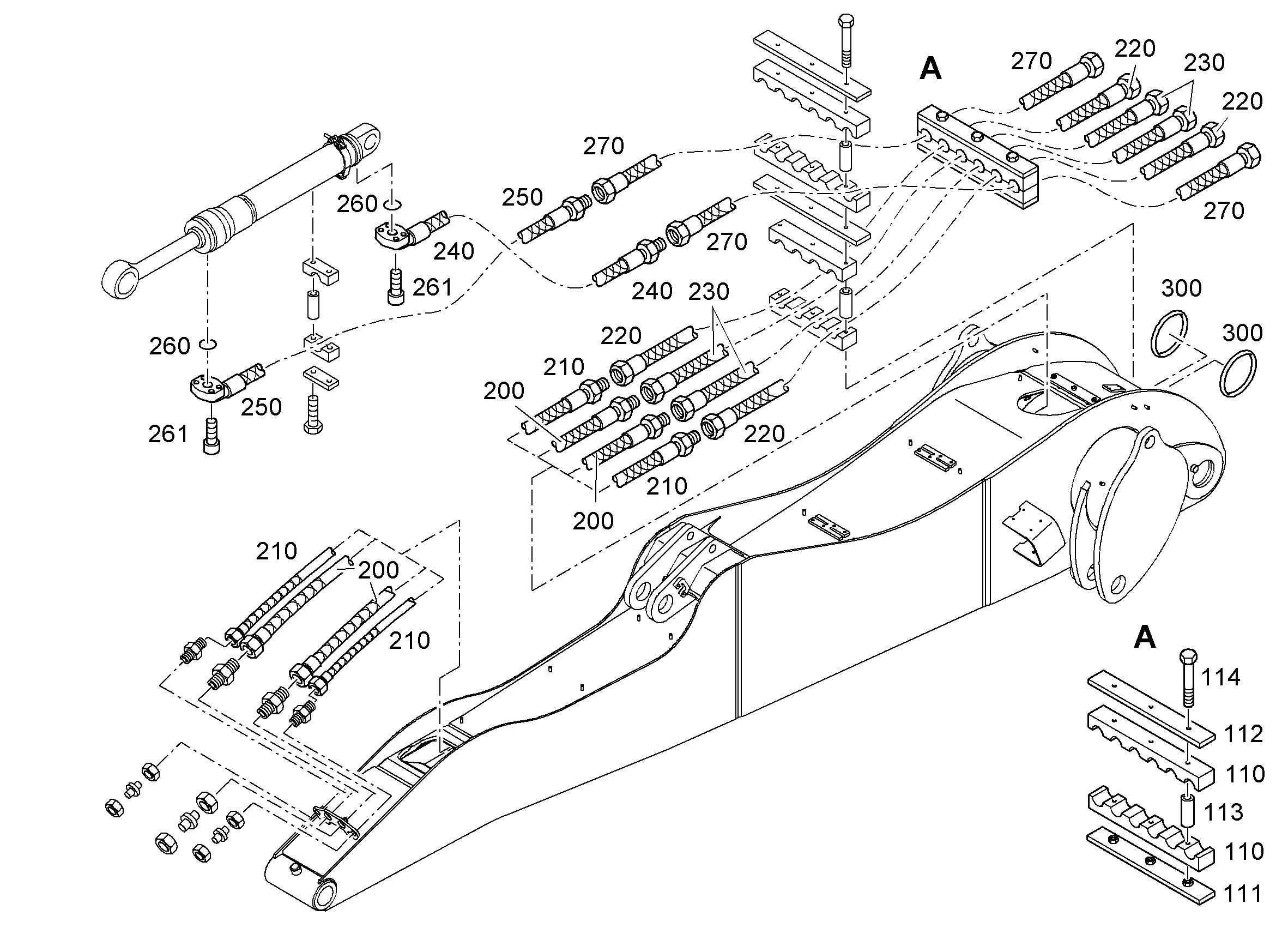 ШЛАНГ 25X1800 10018777 LIEBHERR