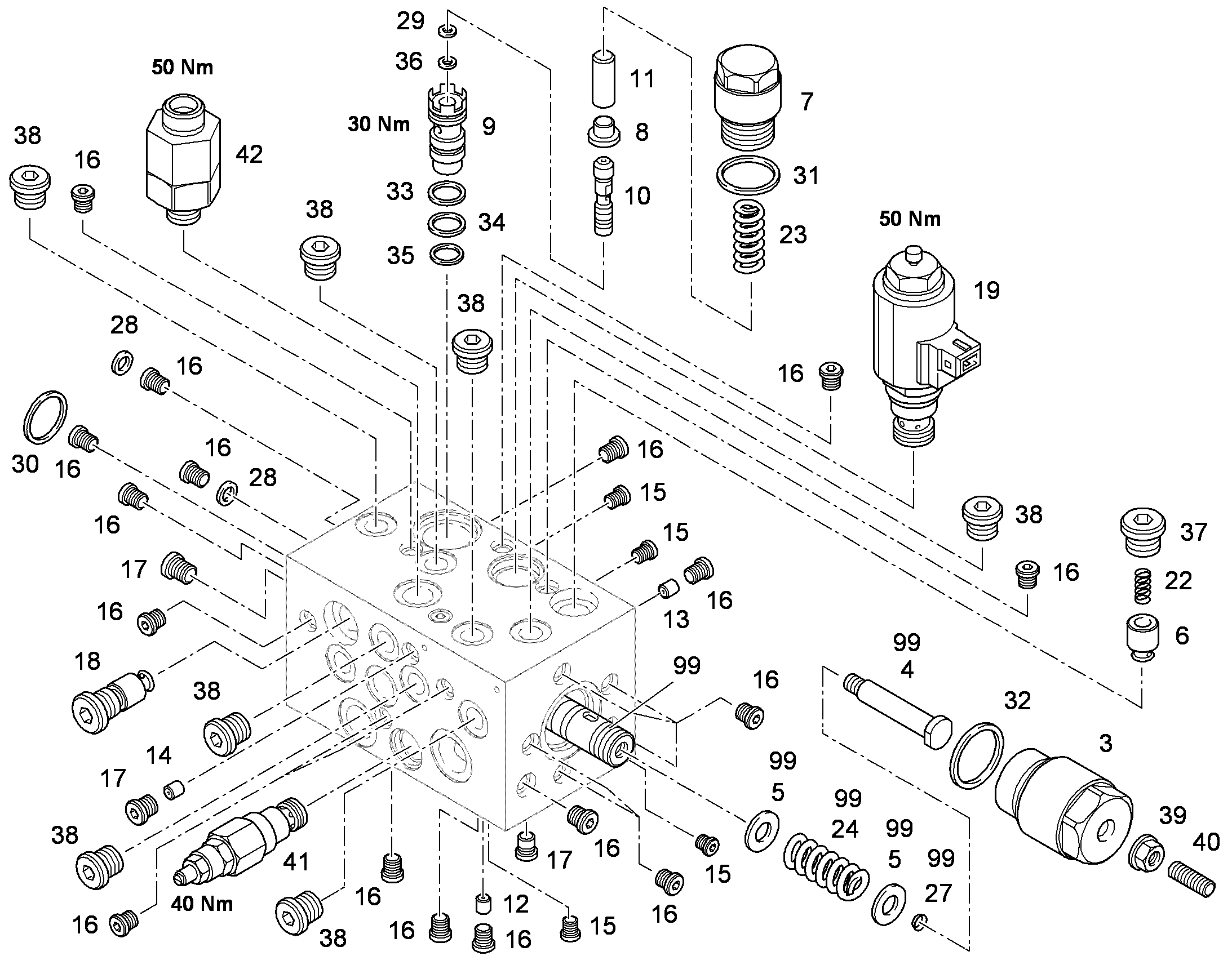 КЛАПАН ХОДОВОЙ 10113340 LIEBHERR