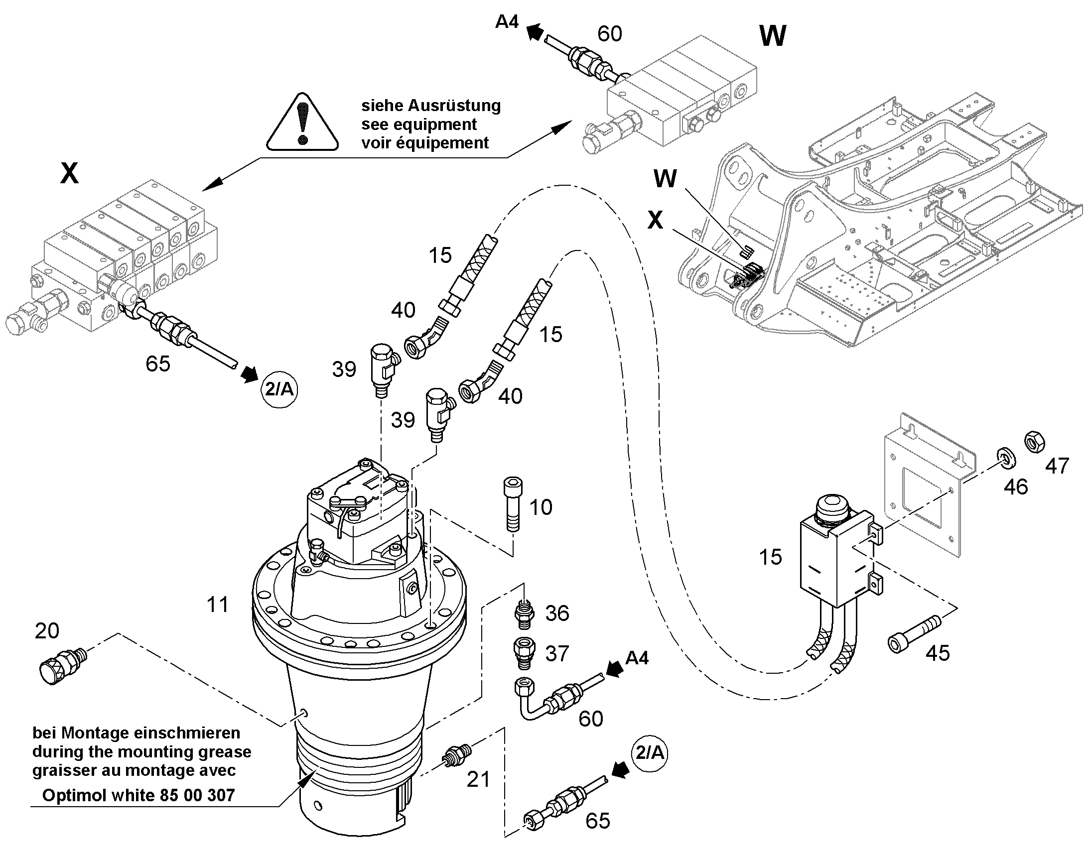 МЕХАНИЗМ ПОВОРОТА 9588905 LIEBHERR