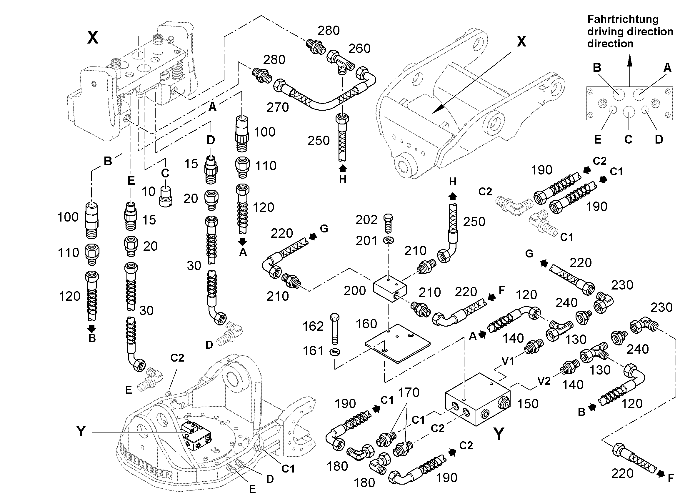ШЛАНГ 10X500 10286521 LIEBHERR