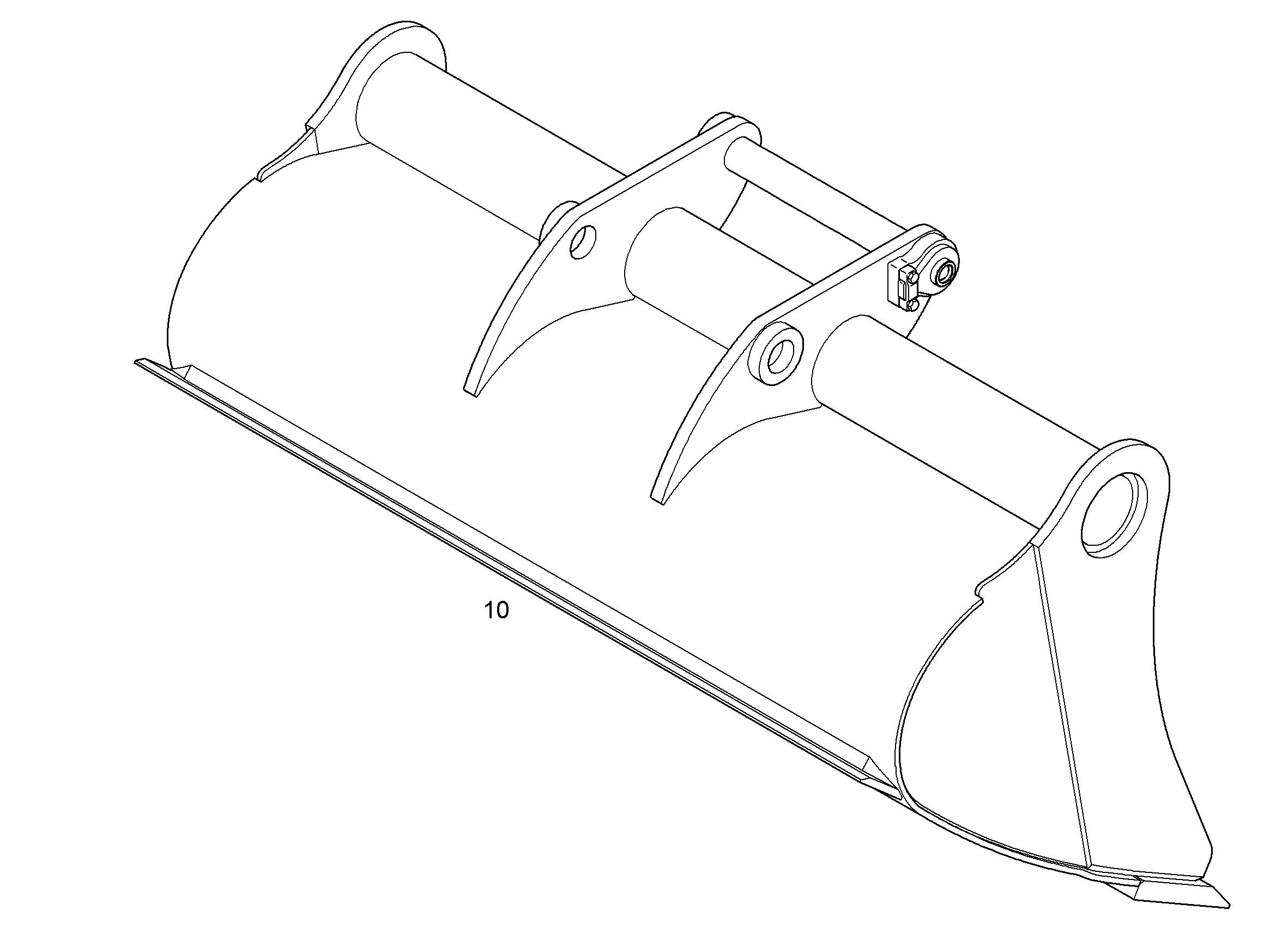 КОВШ КАНАВООЧИСТИТЕЛЯ 2000mm 1,45m³ 9593848 LIEBHERR