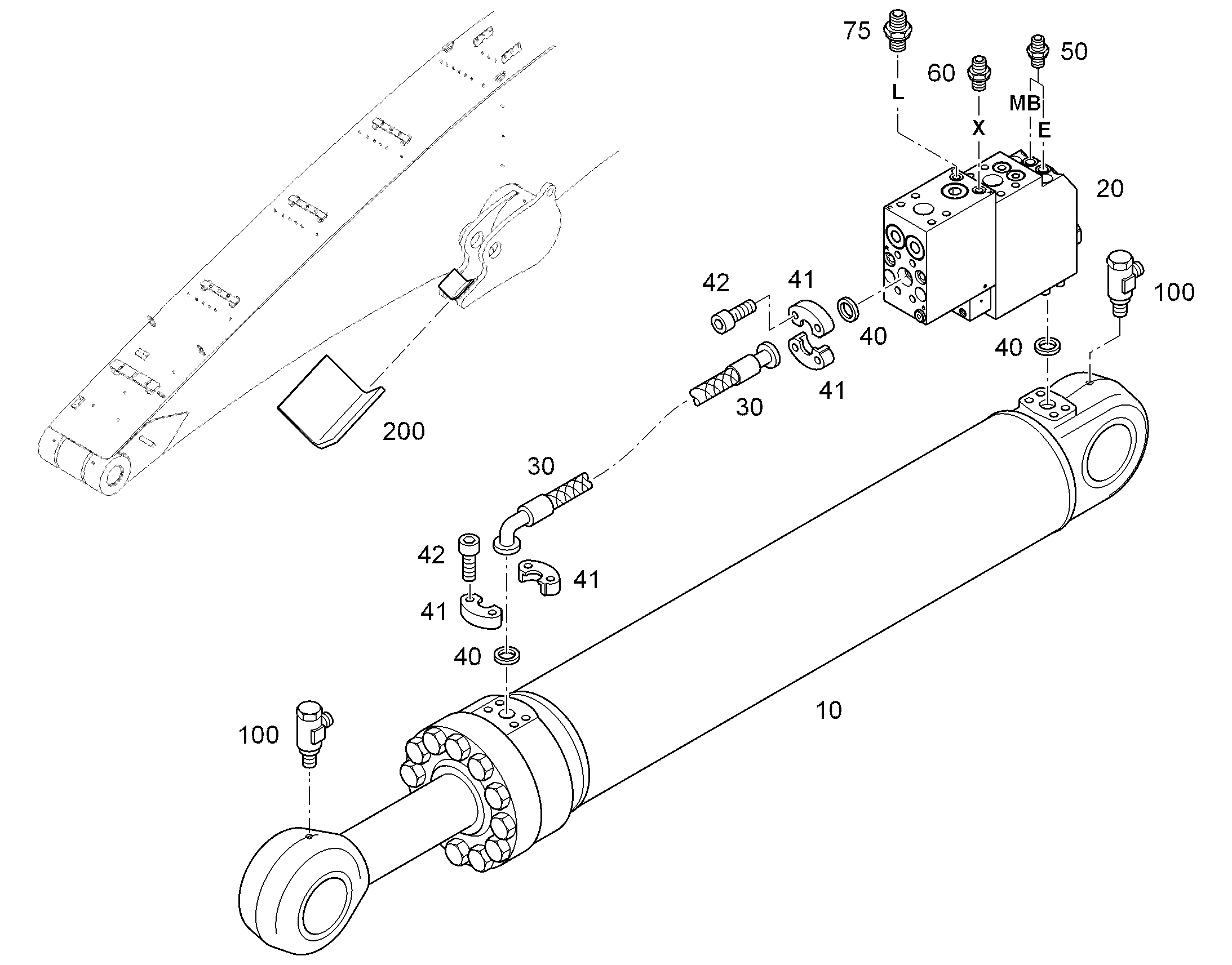 КЛАПАН ПРЕДОХРАНИТЕЛЬНЫЙ 10219575 LIEBHERR