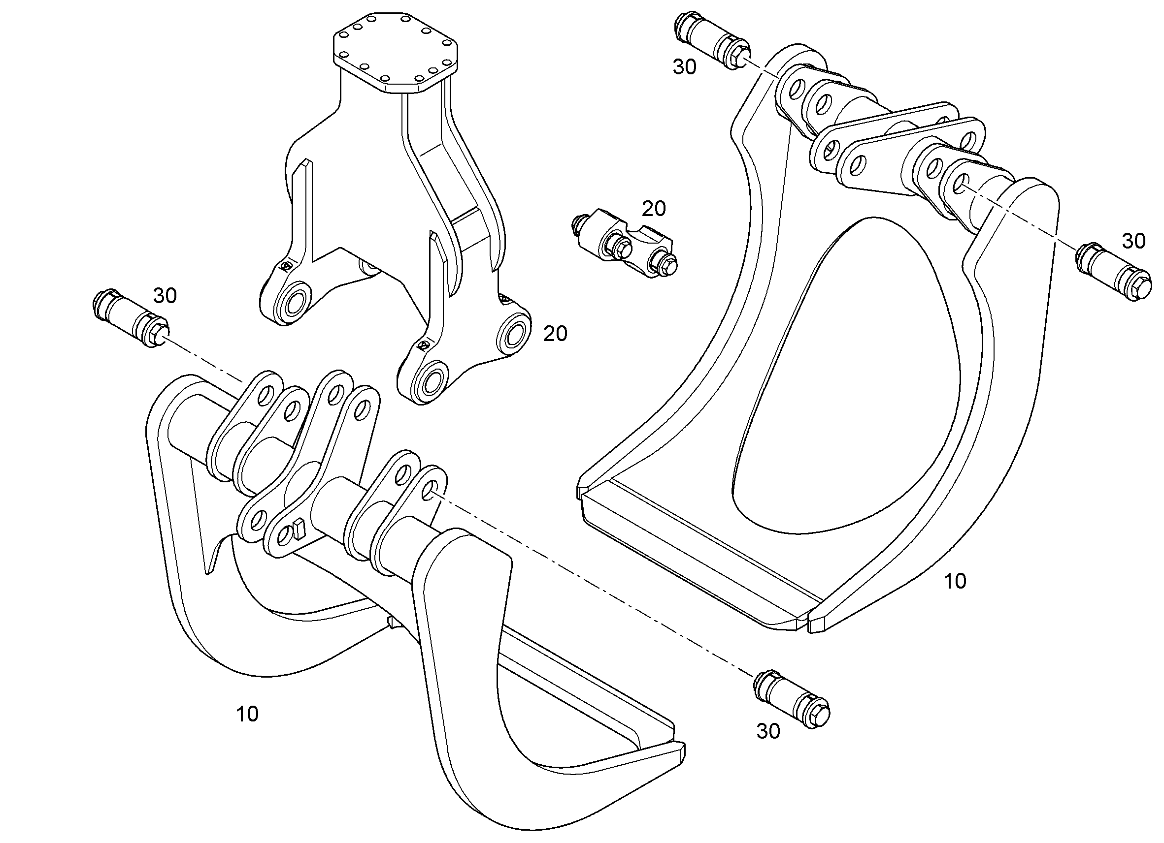 HD-КРЕПЛЕНИЕ ЧАШ УПЛОТНЕННОЕ 9146951 LIEBHERR