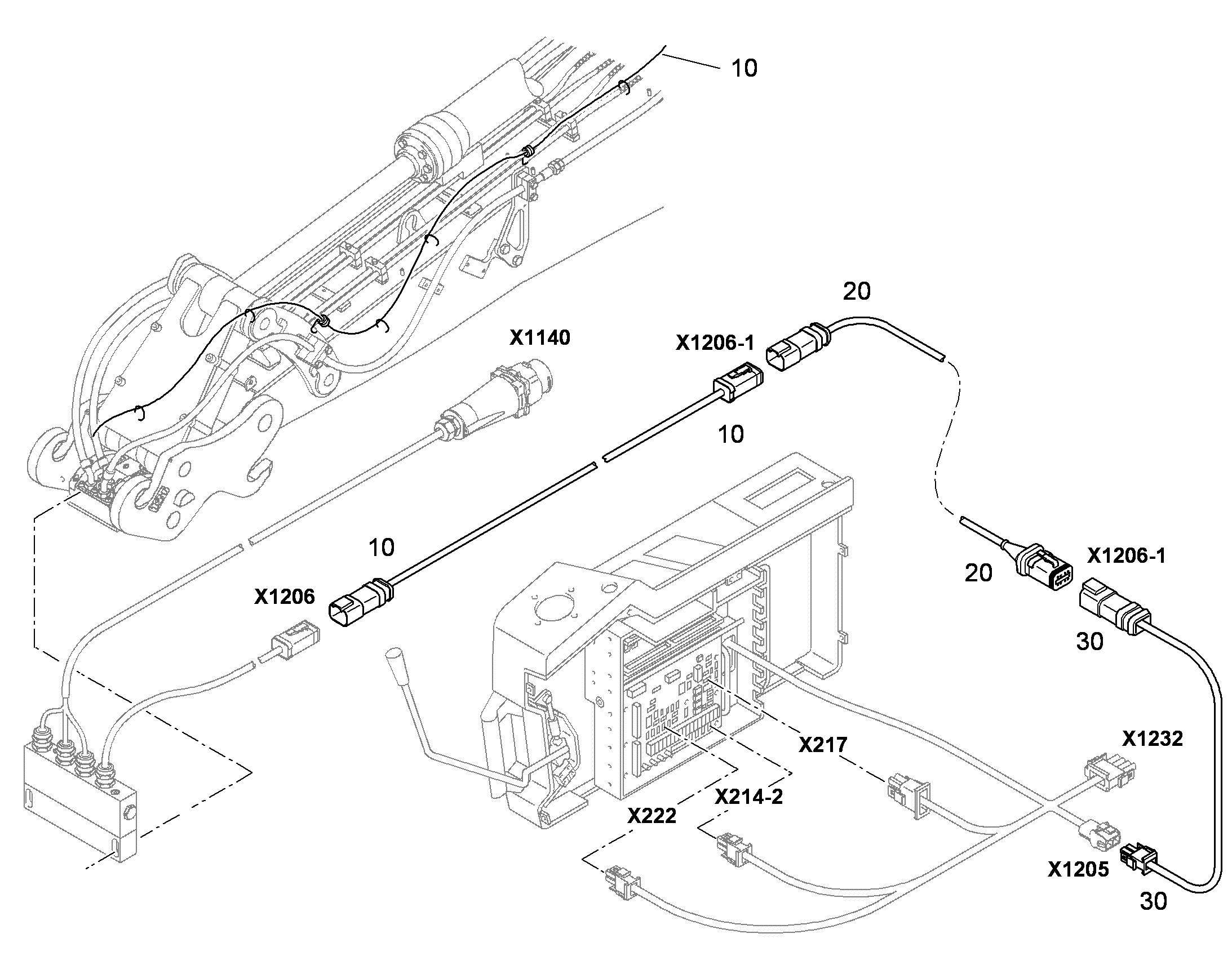 К-Т ПРОВОДОВ - ОБОРУДОВАНИЕ 9597476 LIEBHERR