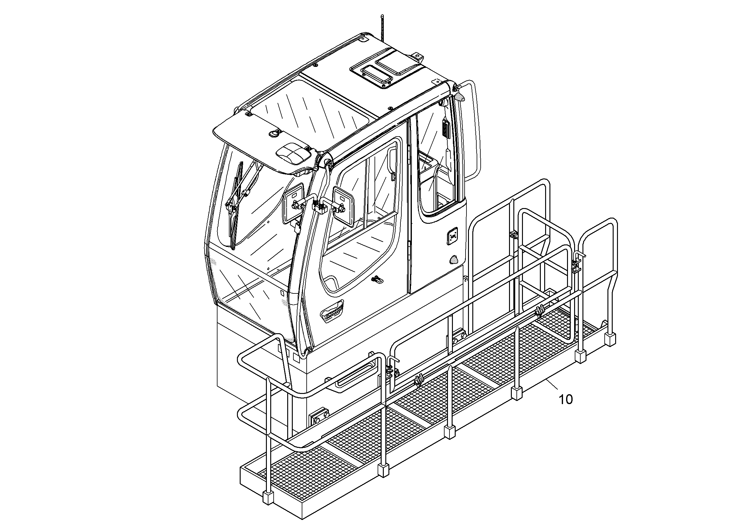 ПЛАТФОРМА 9588070 LIEBHERR