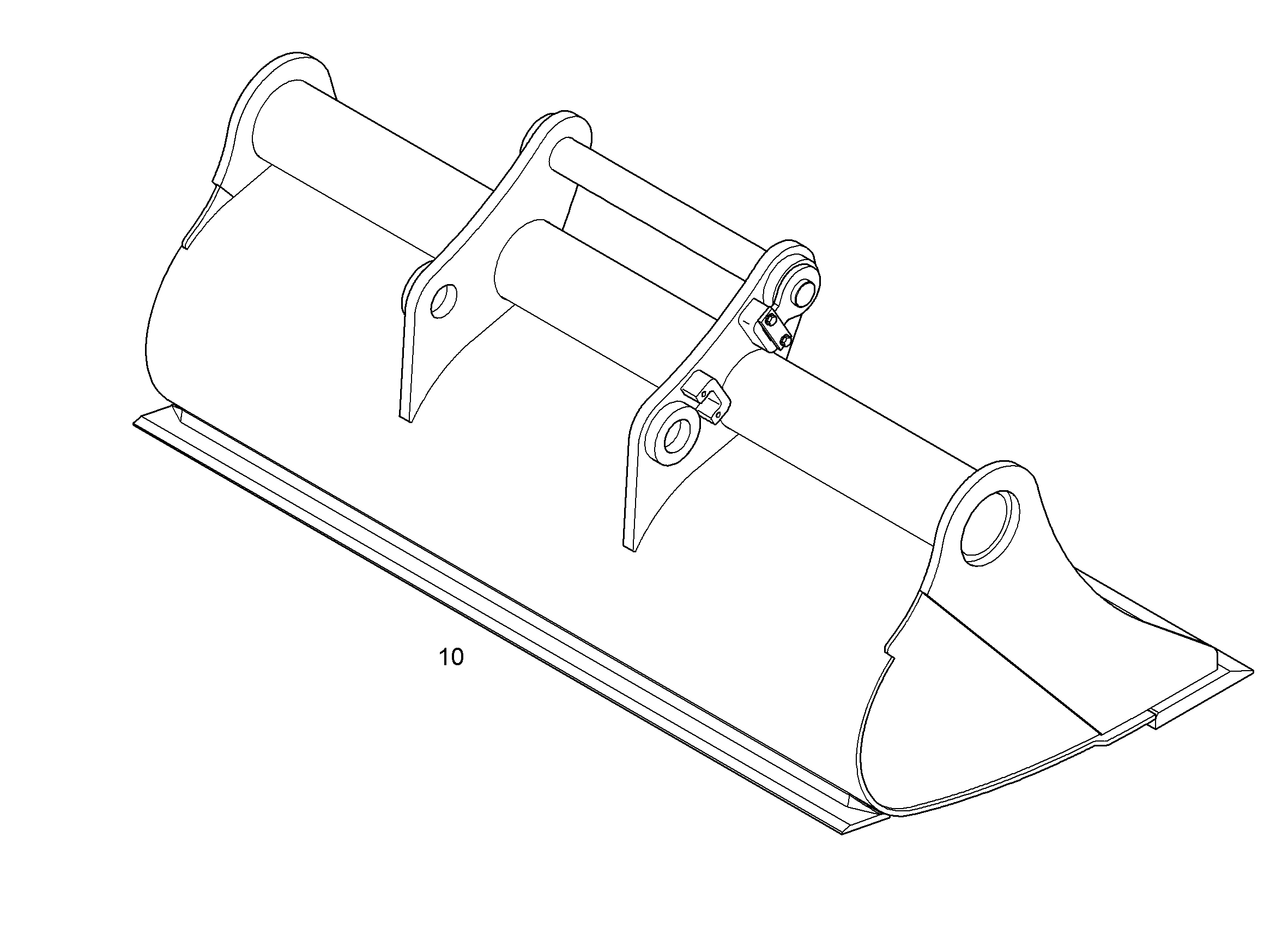 КОВШ КАНАВООЧИСТИТЕЛЯ 2200mm 1,65m³ 9598854 LIEBHERR