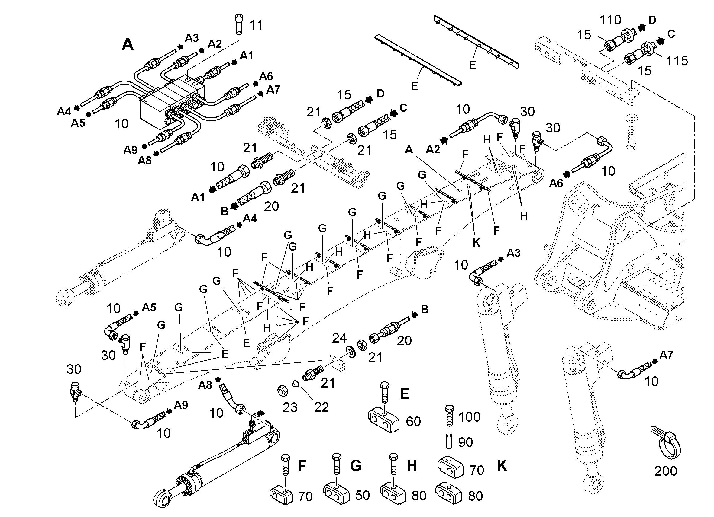 ШЛАНГ 6,3X11875 10332446 LIEBHERR