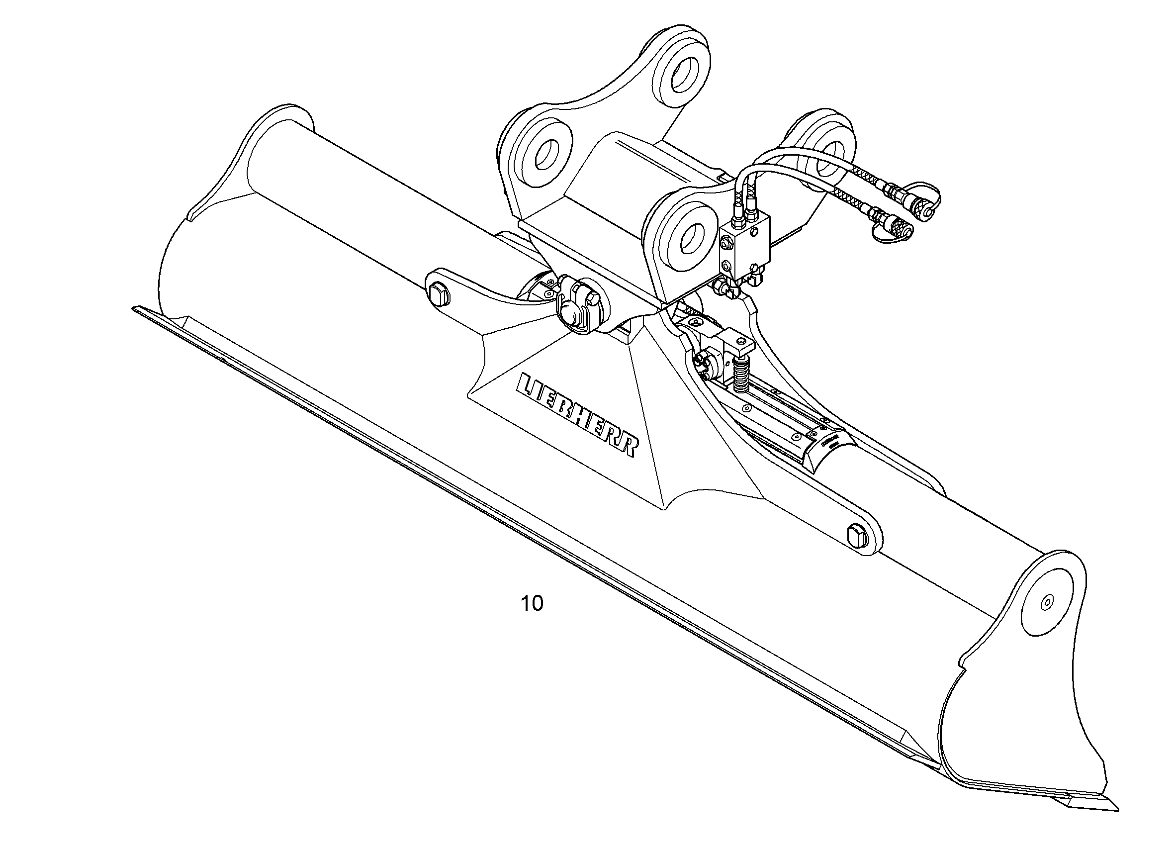 КОВШ КАНАВООЧИСТИТЕЛЯ 2000mm 0,4m³ 9598863 LIEBHERR