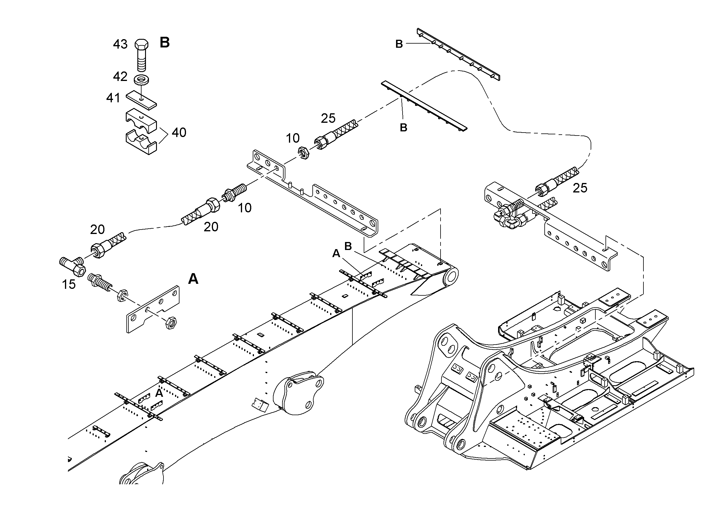 ШЛАНГ 6X1050 10218673 LIEBHERR