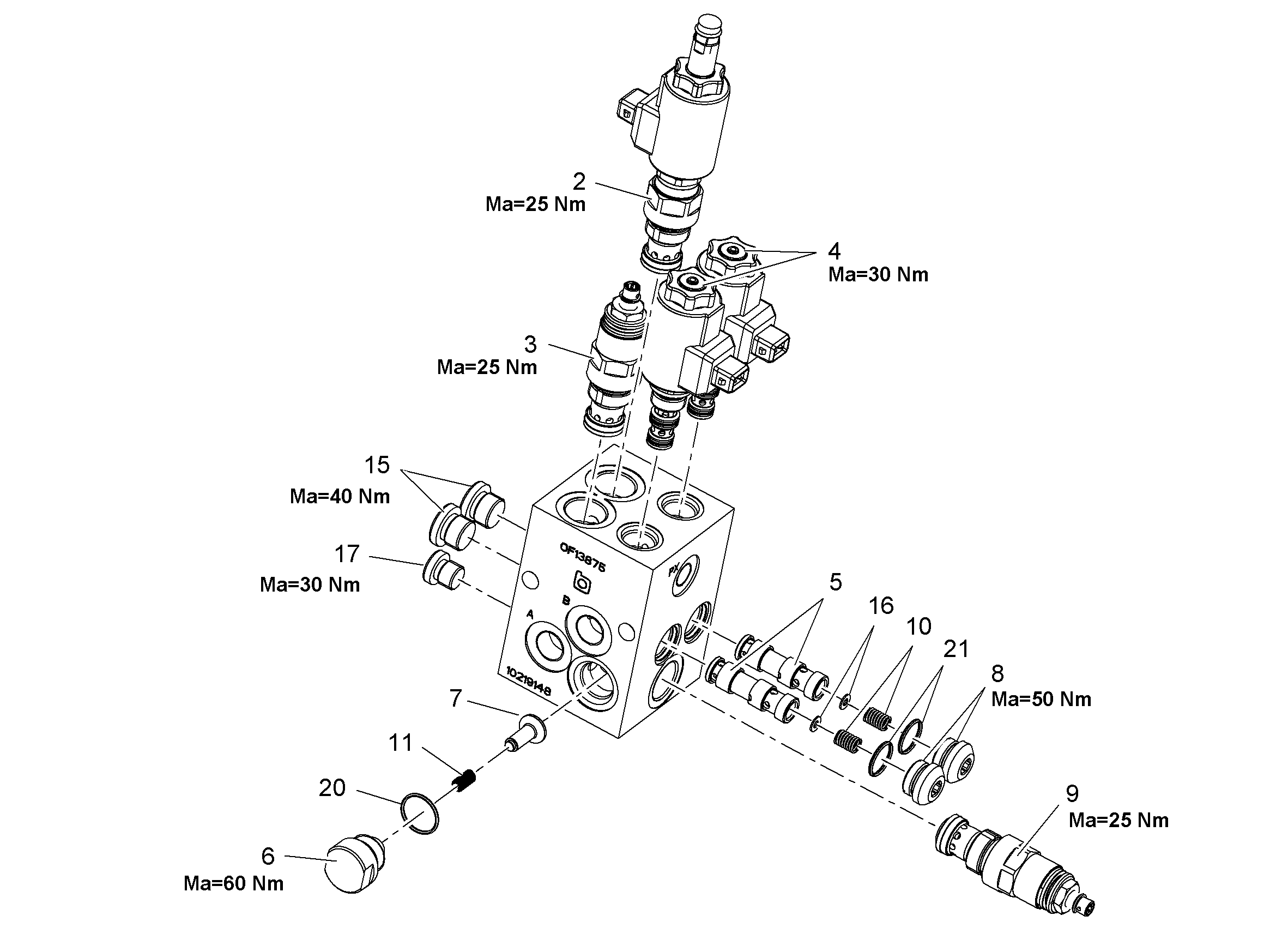 КЛАПАН ОГРАНИЧЕНИЯ ДАВЛЕНИЯ 10292419 LIEBHERR